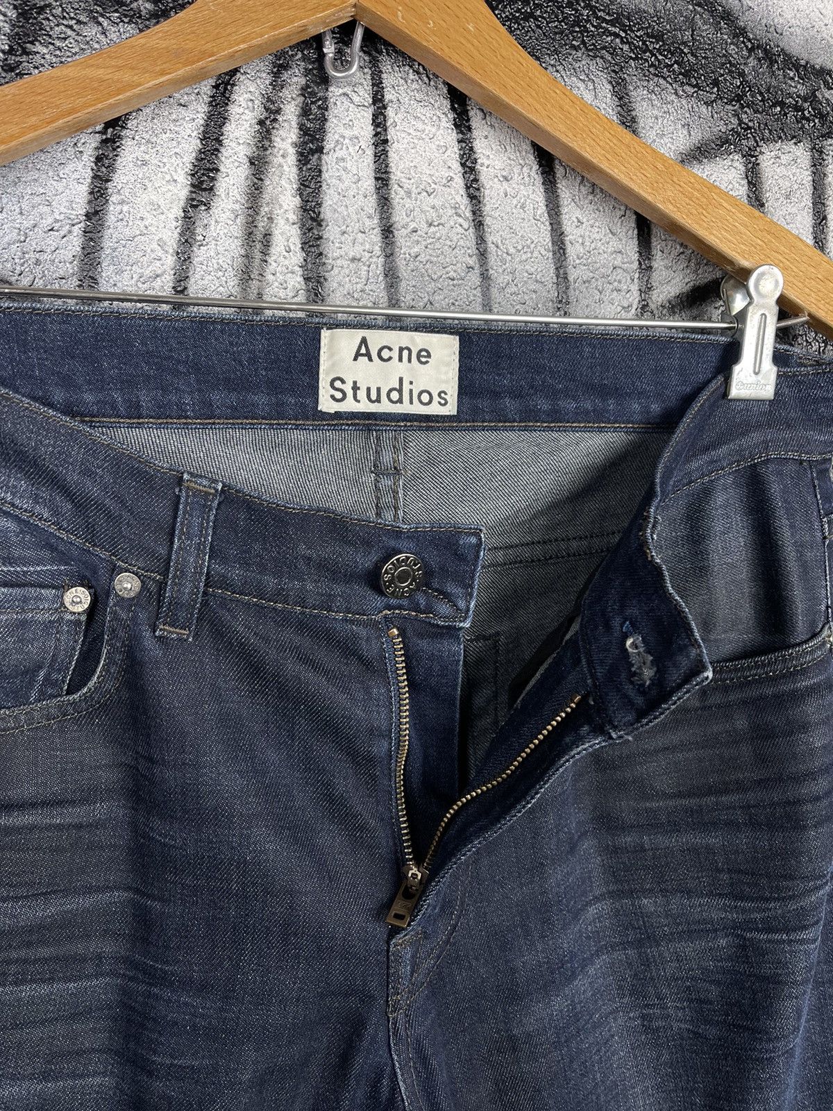 Acne Studios Acne Studios Ace Oreo Denim Jeans Men’s Size W32 L34 Size US 32 / EU 48 - 4 Thumbnail