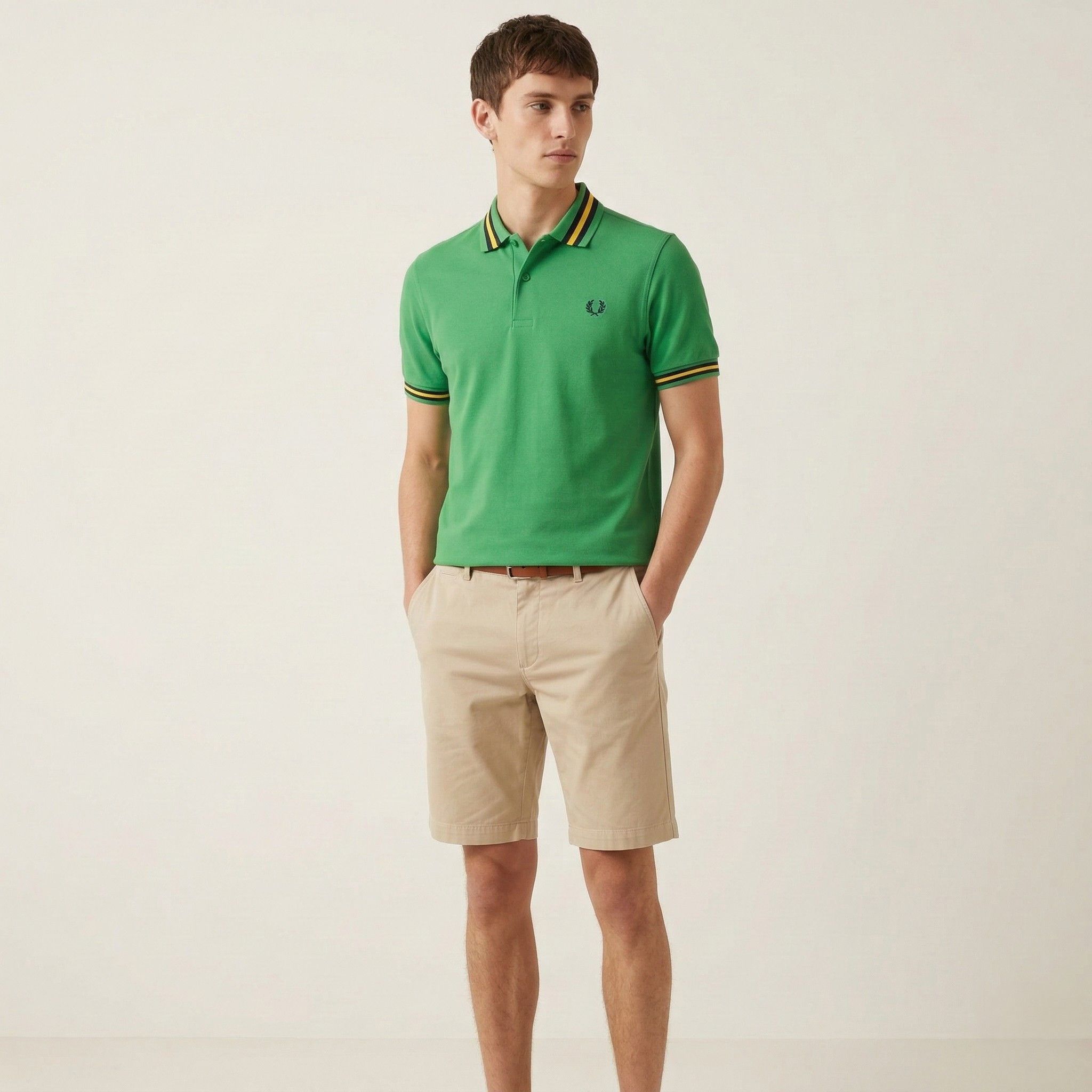 Fred Perry Fred Perry Men S Polo Shirt Green 8119 Size US S / EU 44-46 / 1 - 1 Thumbnail