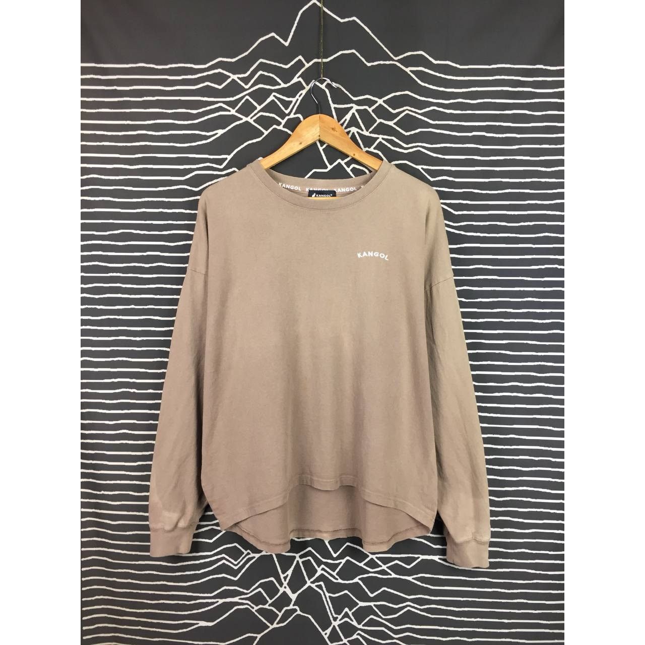 Kangol × Vintage Kangol Spell Out Logo Curved Hem Oversized Longsleeve Tee Size US L / EU 52-54 / 3 - 2 Thumbnail