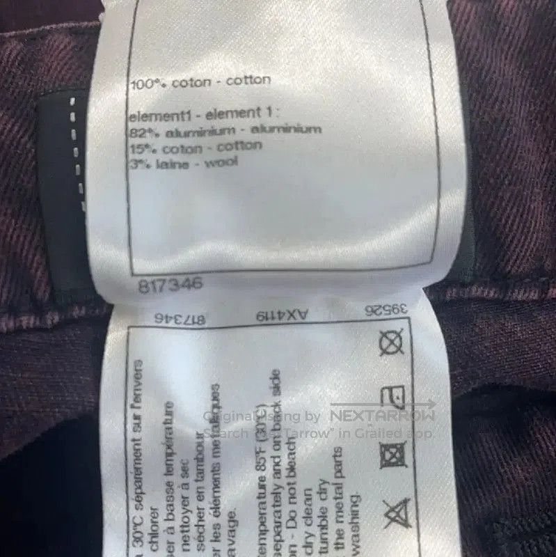 Chanel Chanel Purple Cotton Casual Pants . Size 26" / US 2 / IT 38 - 4 Thumbnail