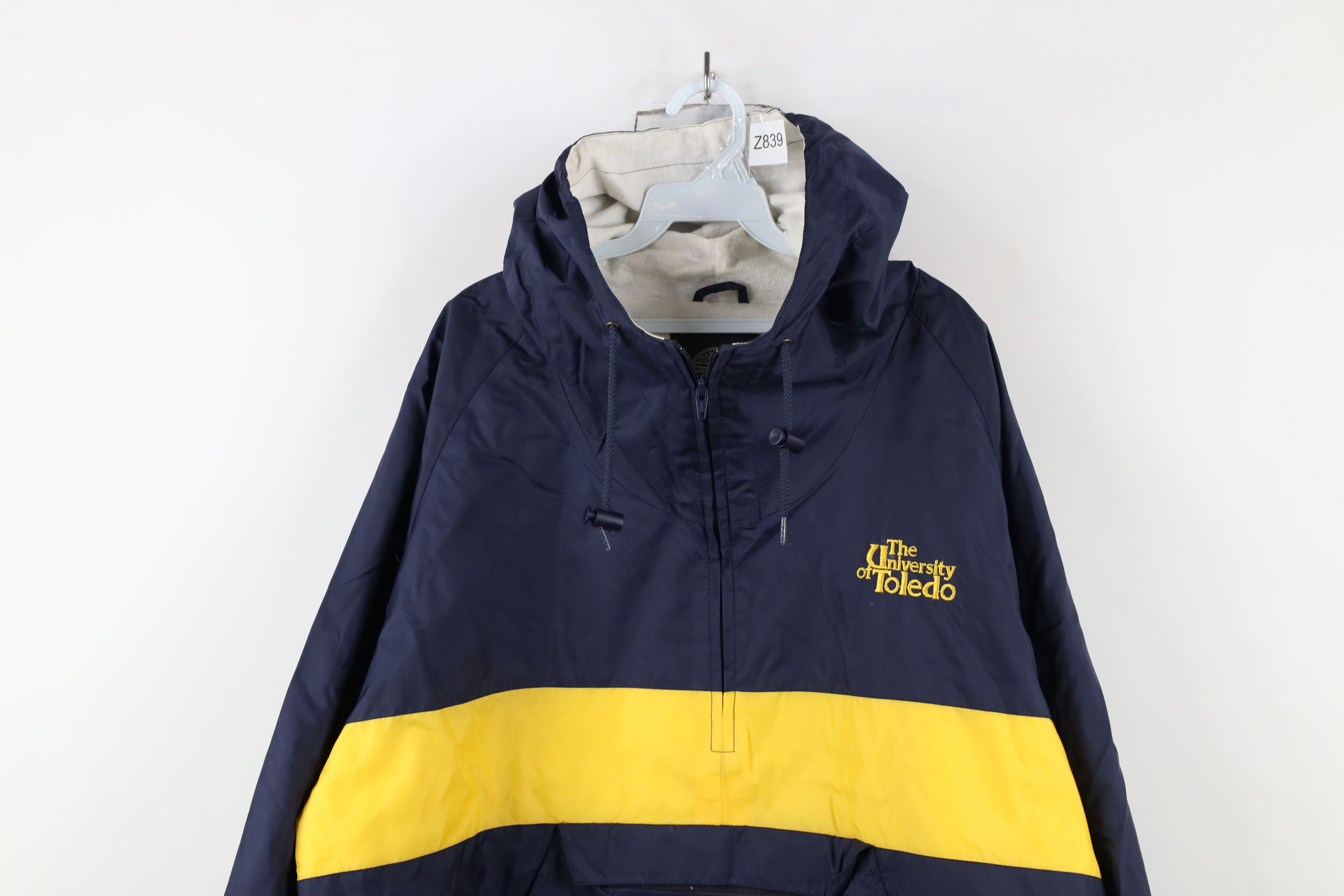 Vintage Vintage 90s University of Toledo Lined Hooded Anorak Jacket Size US XXL / EU 58 / 5 - 2 Thumbnail