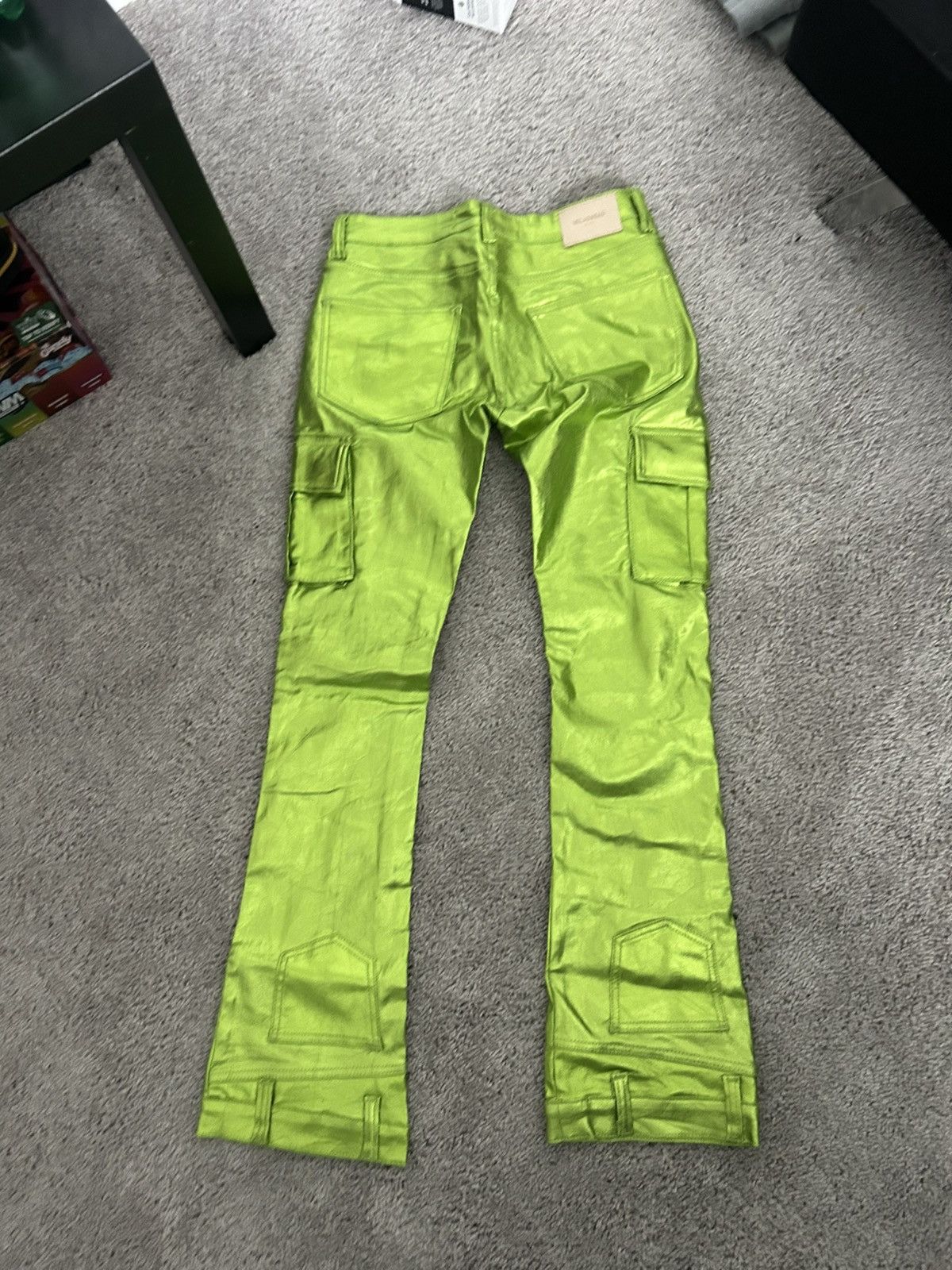 Valabasas Green “Van Gogh” Cargo Flares Size US 32 / EU 48 - 3 Thumbnail