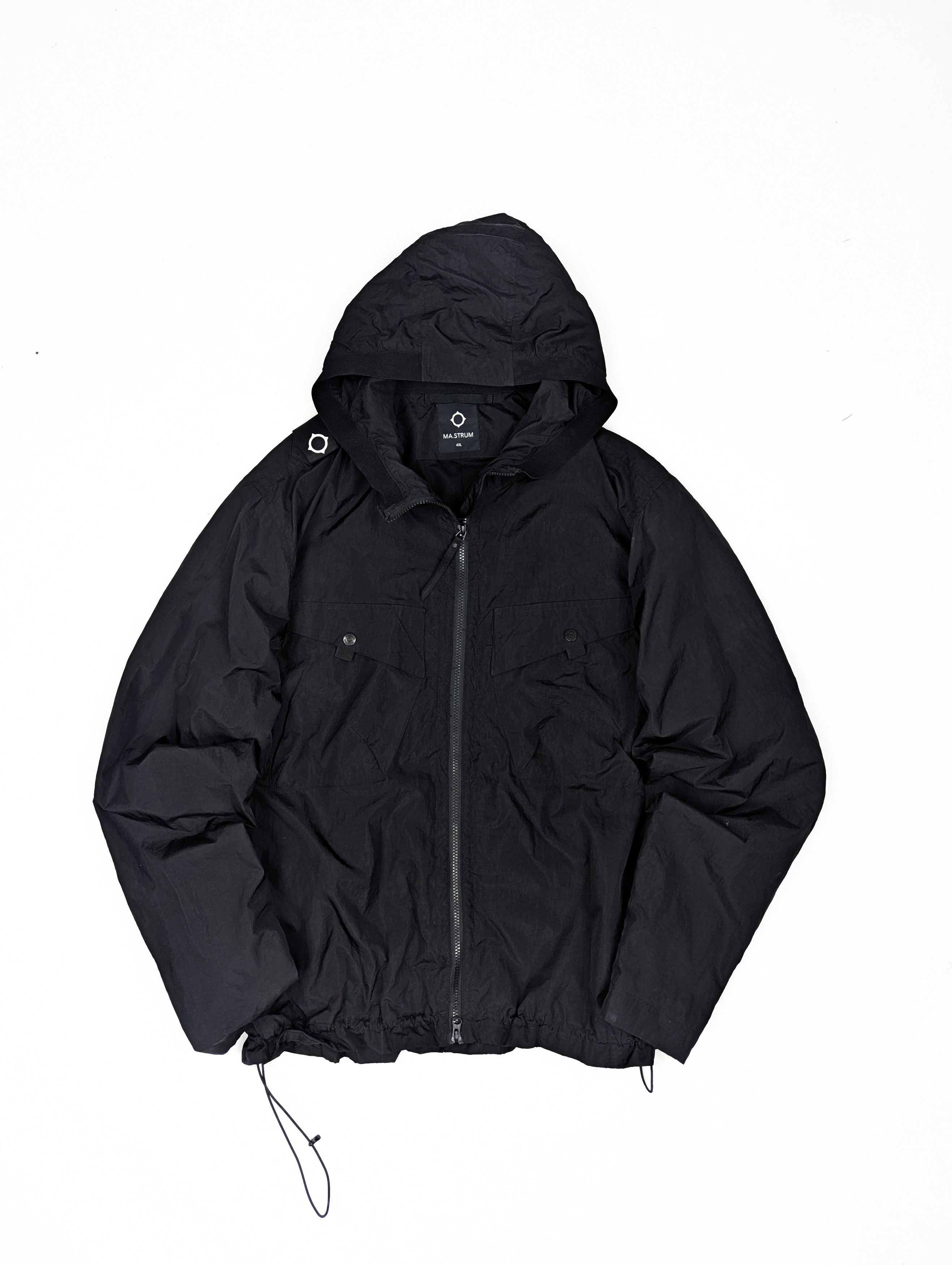 MA.STRUM Ma.strum crinkled nylon taffeta jacket 4XL Size US XXL / EU 58 / 5 - 1 Thumbnail