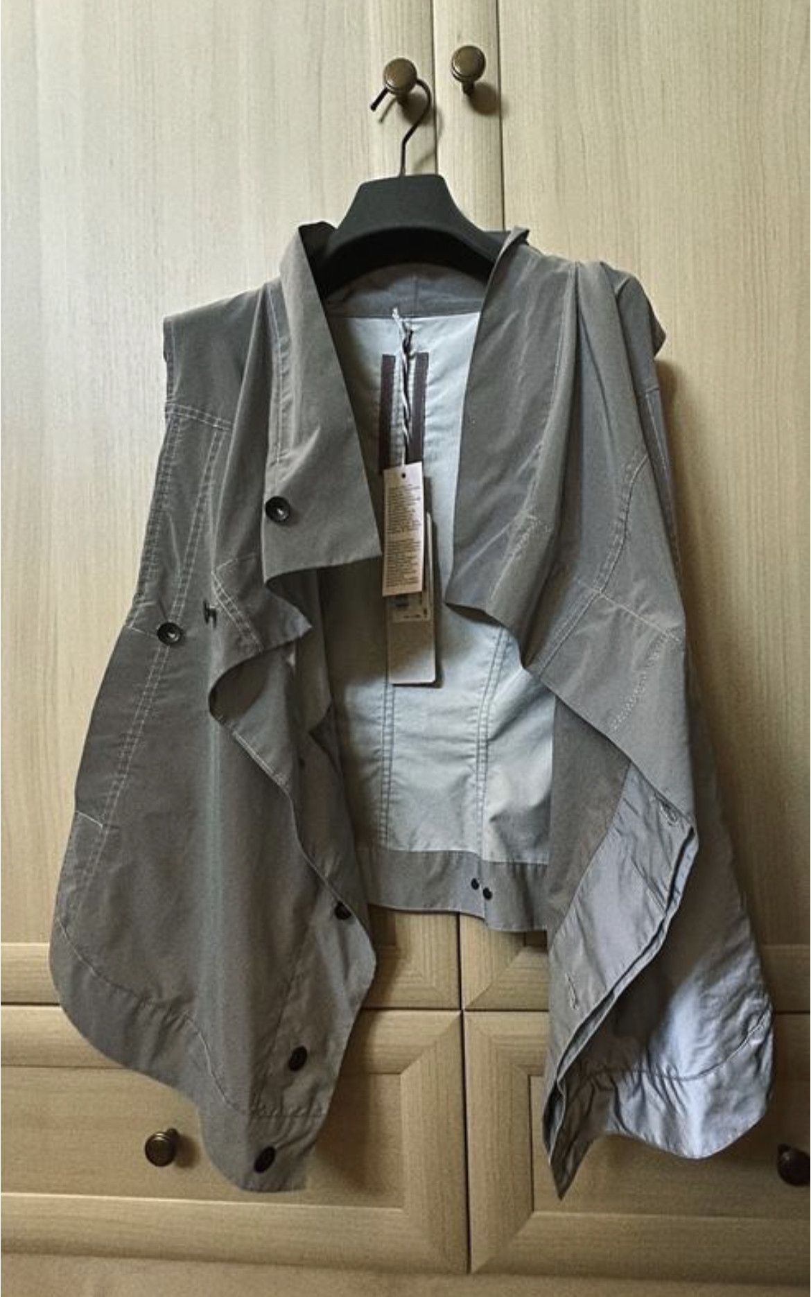 Rick Owens SILVER REFLECTIVE VEST Size M / US 6-8 / IT 42-44 - 5 Thumbnail