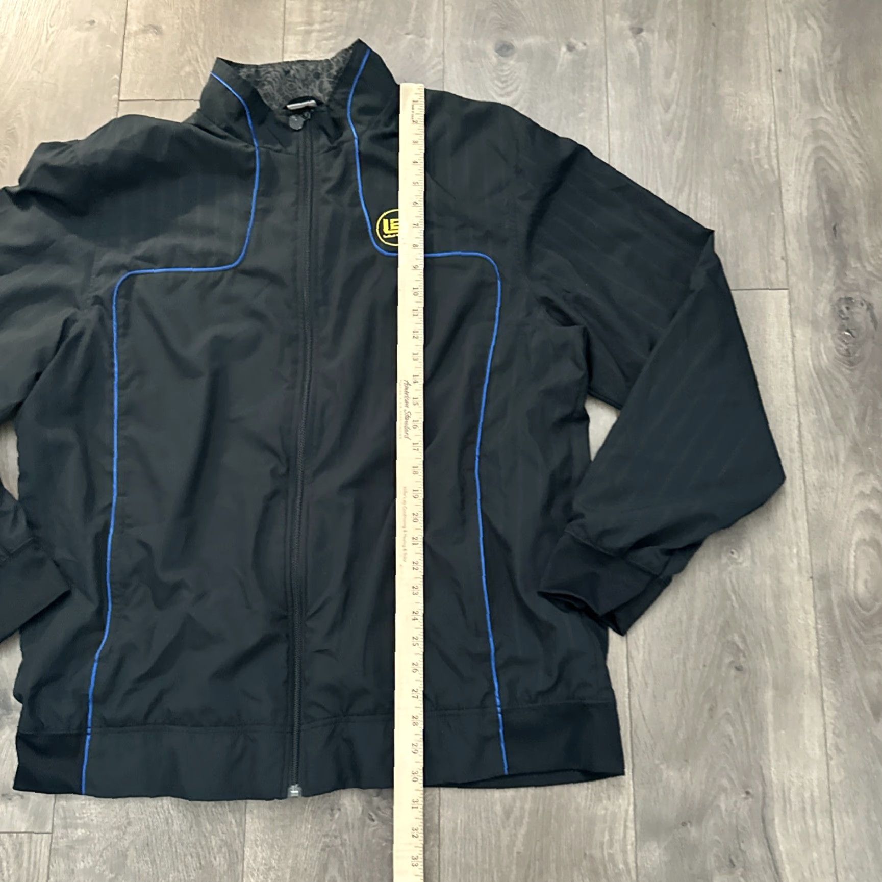 Nike VINTAGE Nike Air LeBron James L23 Track Jacket Full Zip Mens XXL Black/Yellow/Blue 90s Theme Size US M / EU 48-50 / 2 - 2 Thumbnail