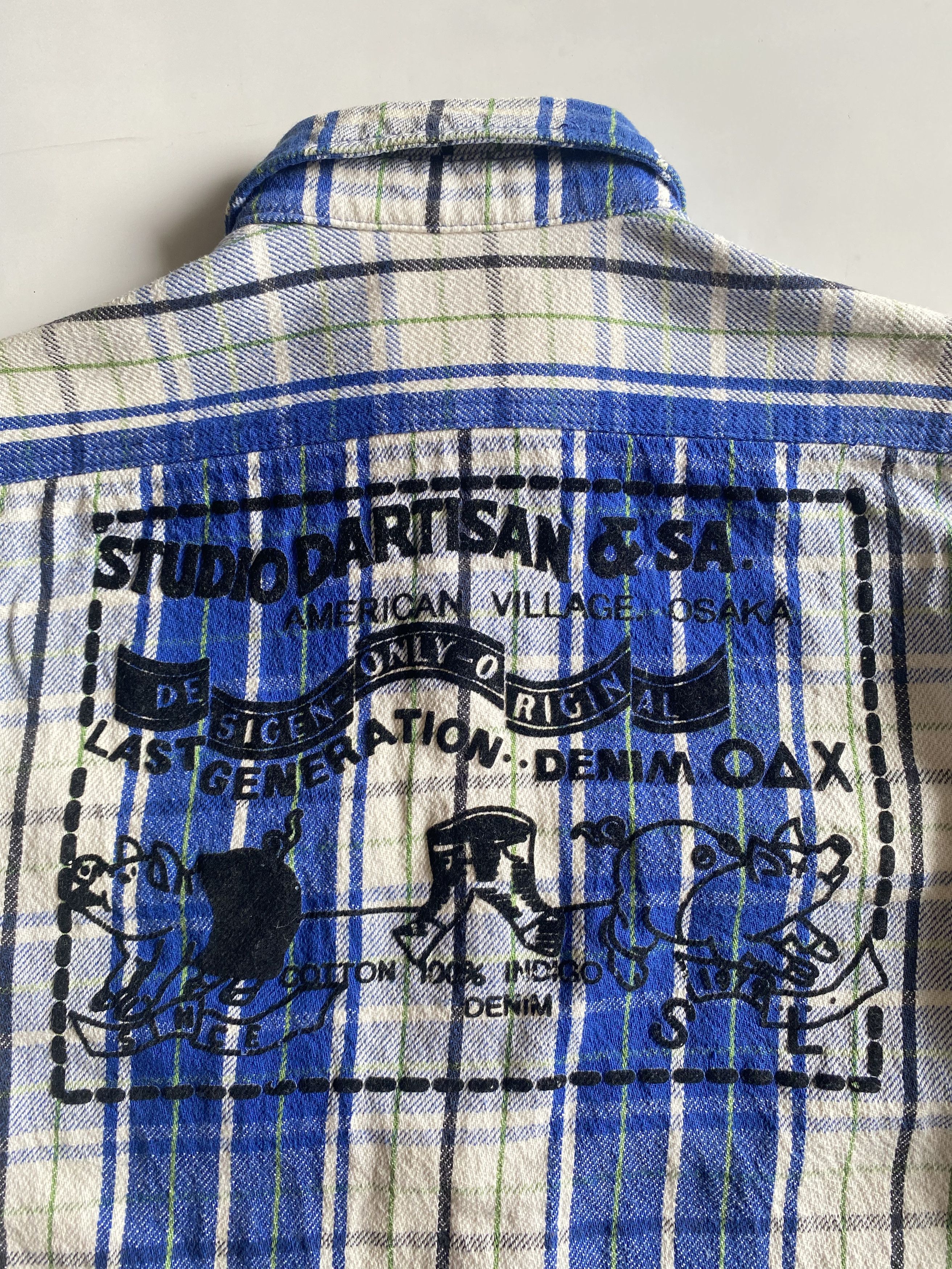 Japanese Brand × Studio D'Artisan × Vintage 24H DELETED 💥 Studio D'Artisan Flannel Shirt Size US M / EU 48-50 / 2 - 6 Thumbnail