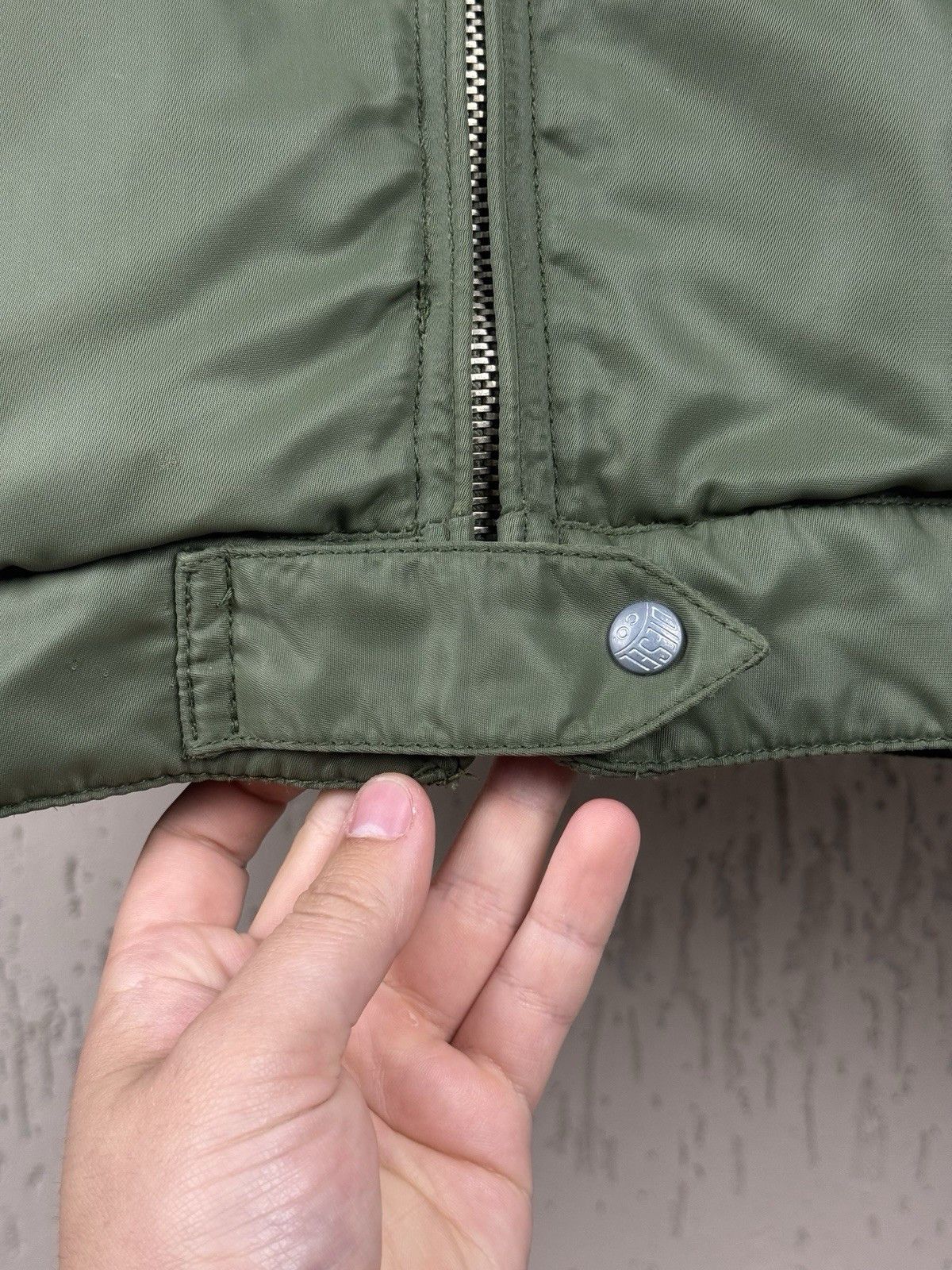 Diesel × Vintage Diesel State Guard Military Bomber Jacket Made In Italy Size US XL / EU 56 / 4 - 6 Thumbnail