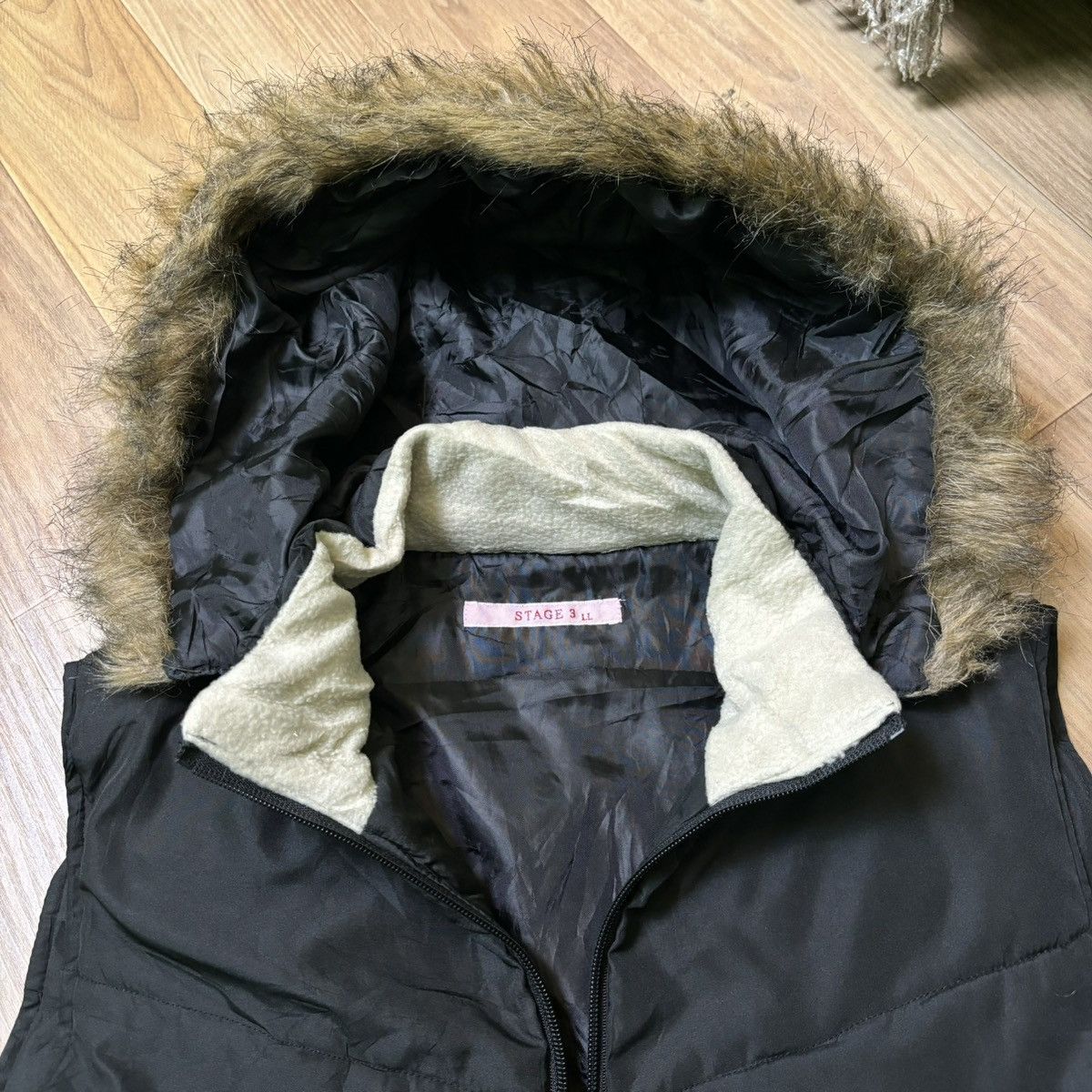 Hysteric Glamour × If Six Was Nine × Le Grande Bleu (L.G.B.) Stage Fur vest down puffer IfSixWasNine LGB Style Size US L / EU 52-54 / 3 - 5 Thumbnail