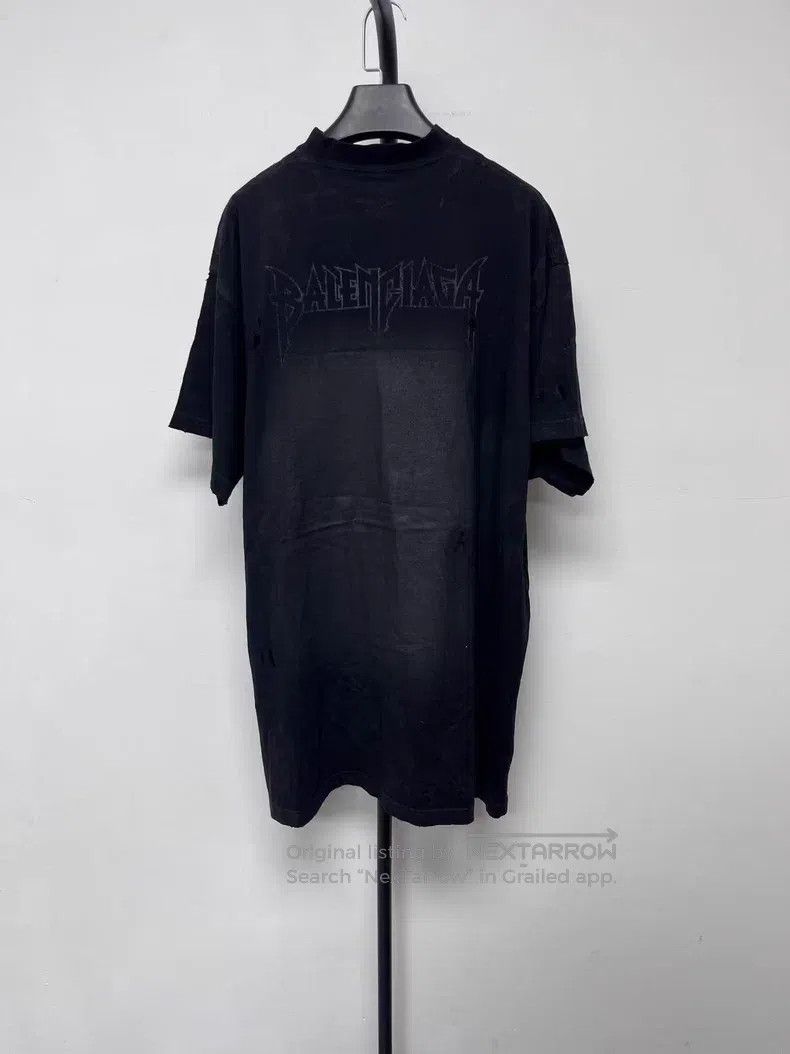 Balenciaga Balenciaga Letter Printed Round Neck Casual Short Sleeve T Size US S / EU 44-46 / 1 - 2 Thumbnail