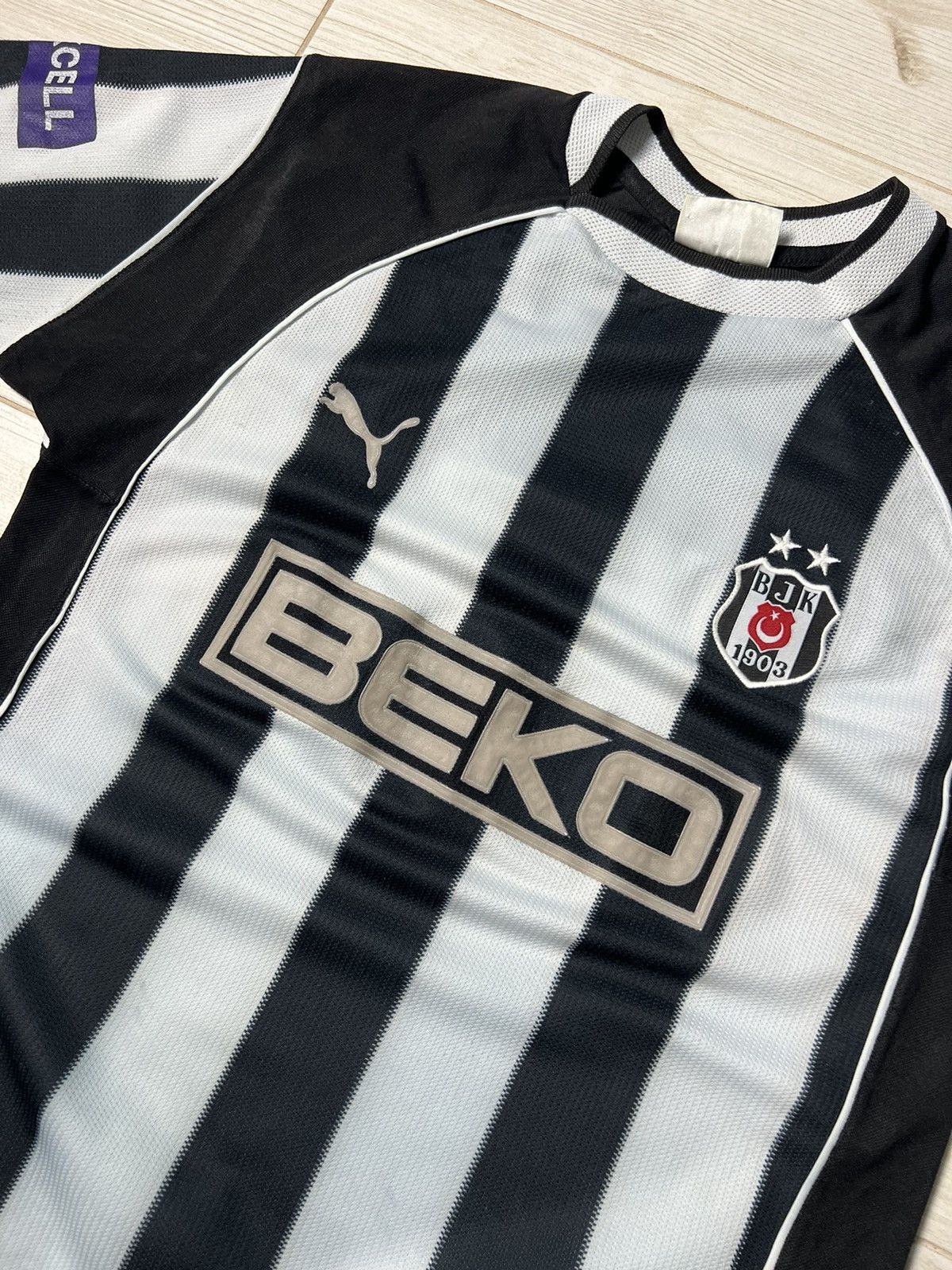 Adidas Vintage Puma Besiktas 2003-04 Soccer Away Kit Size US XS / EU 42 / 0 - 20 Thumbnail