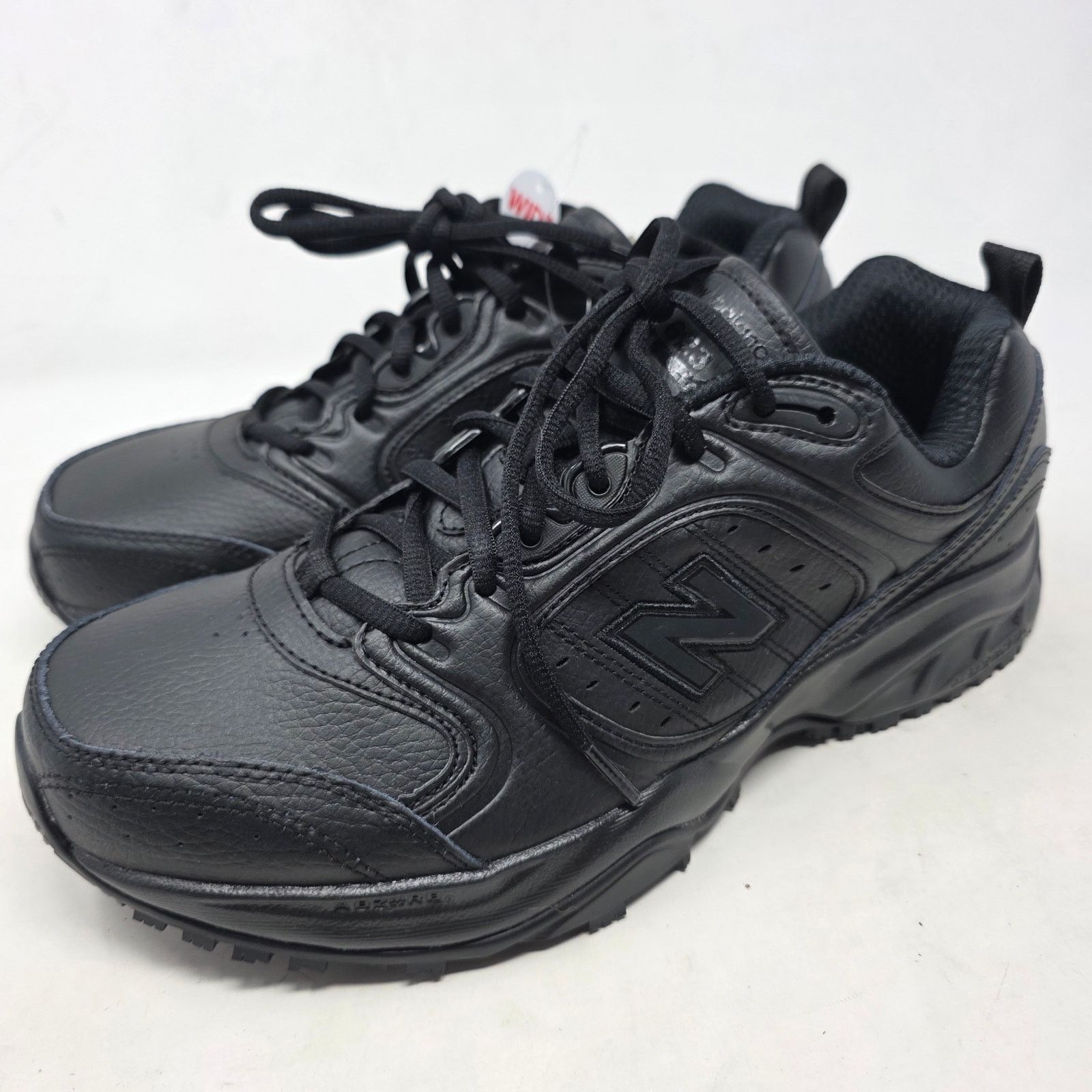 New Balance 623v3 Mens Black Slip Resistant Leather 92E Wide