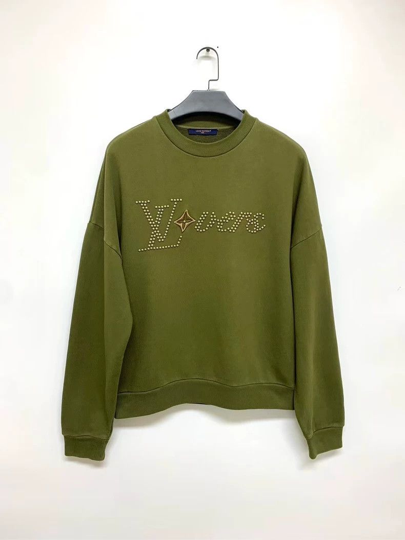 Louis Vuitton Louis Vuitton Classic Studded Letter Sweatshirt Size US S / EU 44-46 / 1 - 1 Thumbnail