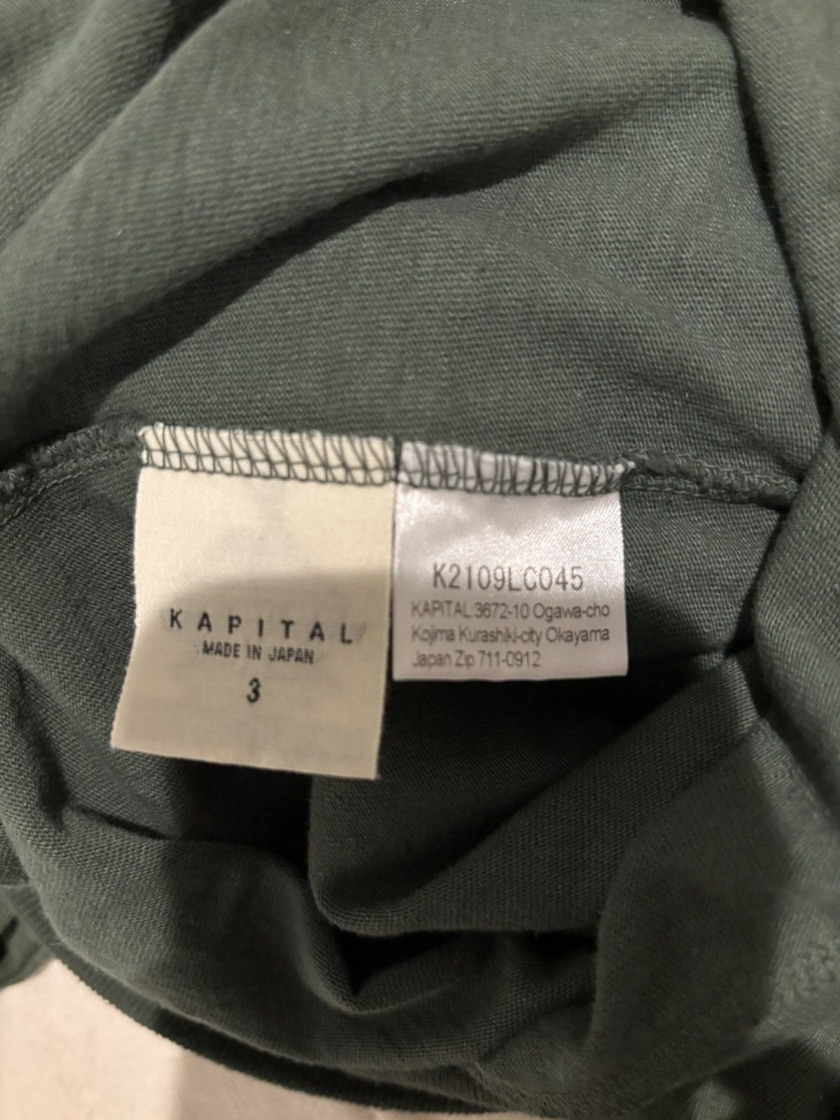 Kapital Kapital Tianzhu High Neck Long Tee Size US L / EU 52-54 / 3 - 3 Thumbnail