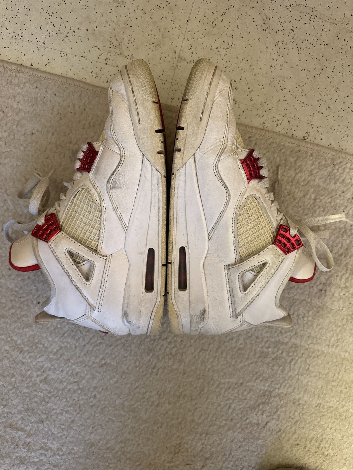 Jordan Brand × Nike Jordan 4 Metalic Red Retro Size US 7 / EU 40 - 1 Thumbnail