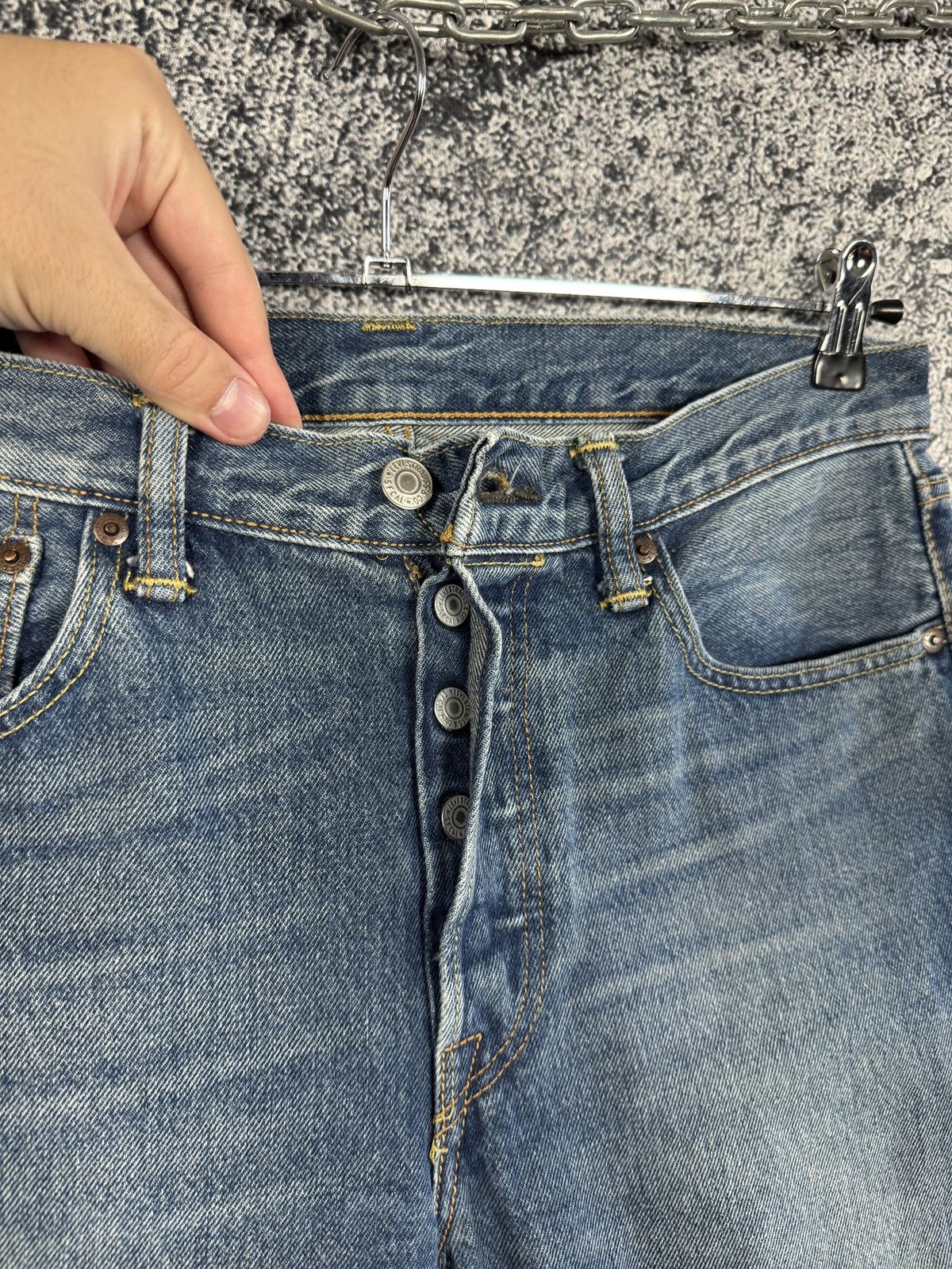 Levi's Men’s Levi’s 501 Denim Straight Jeans Pants Size W32 L30 Size US 32 / EU 48 - 7 Thumbnail