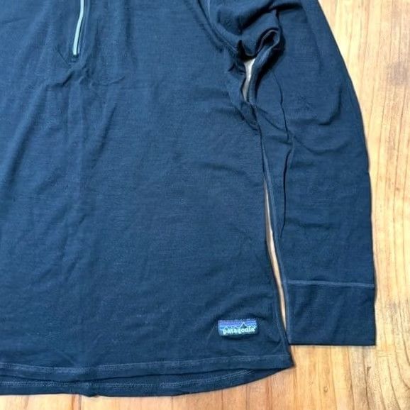 Patagonia VINTAGE Patagonia Men's shirt M Baselayer Merino Wool Long Sleeve Performance 1/4 zip J5 Blue Mens M Size US M / EU 48-50 / 2 - 2 Thumbnail