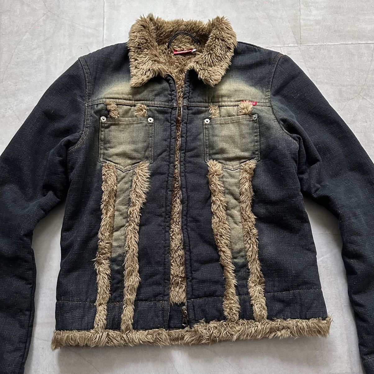 Hysteric Glamour × Undercover Punk LGB If Six Was Nine Fur Jacket Rick Owens Style Size L / US 10 / IT 46 - 6 Thumbnail