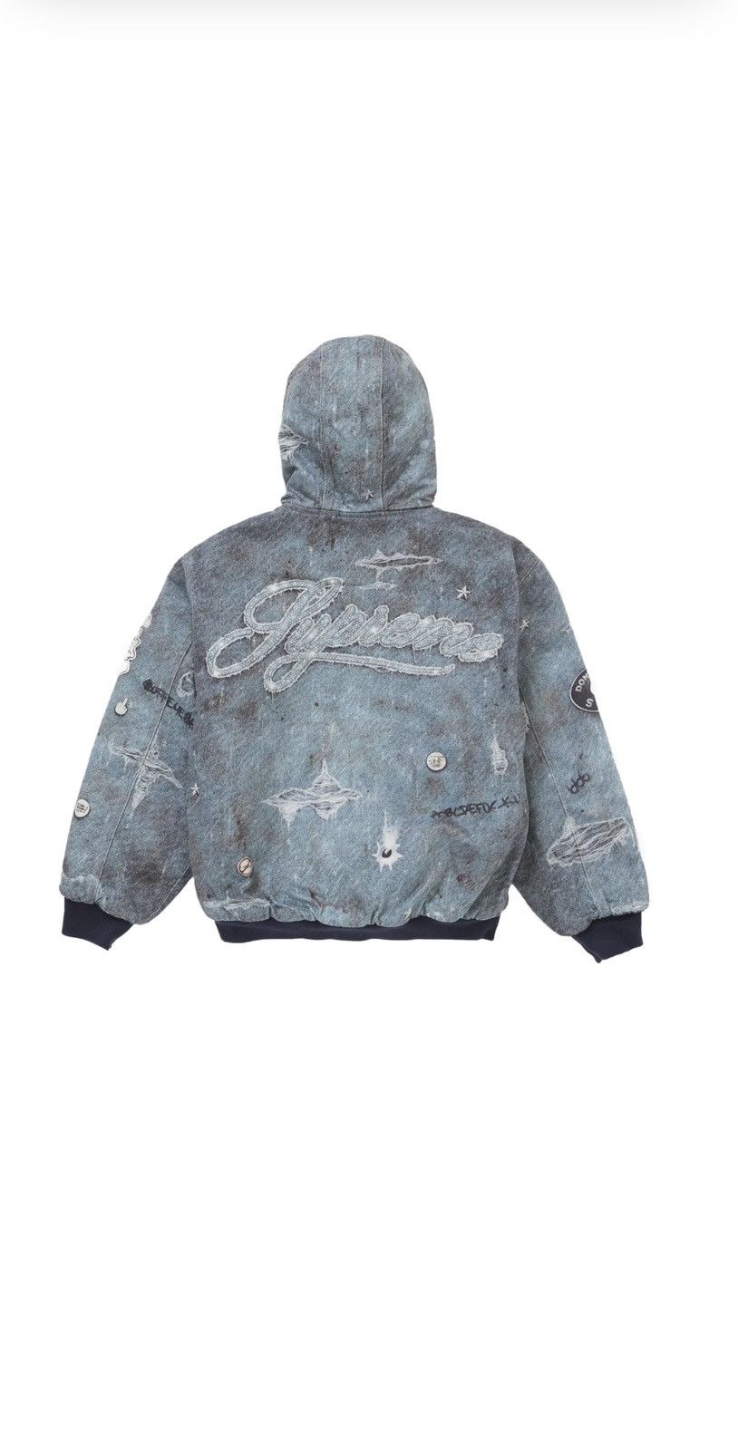 Supreme HJR Trompe L'oeil Hooded Work Jacket | Grailed HJR Trompe