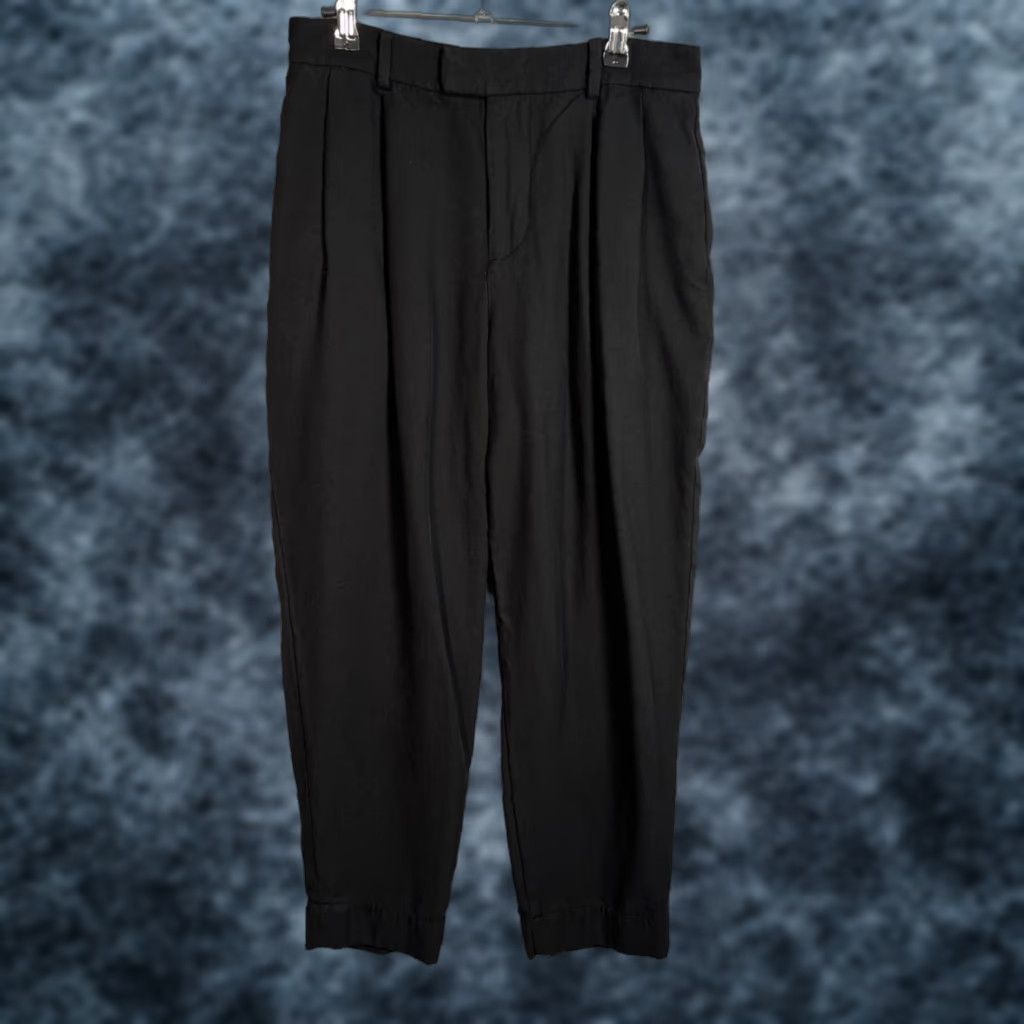 Everlane Everlane Dress Pants Womens Tapered Leg Lyocell Black Size 4 Size 27" / US 4 / IT 40 - 1 Thumbnail