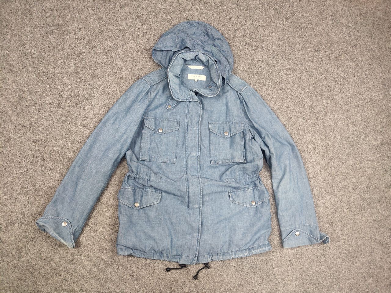 Rag & Bone Rag & Bone USA Design Canvas Light Pocket Military Jacket Size L / US 10 / IT 46 - 9 Thumbnail