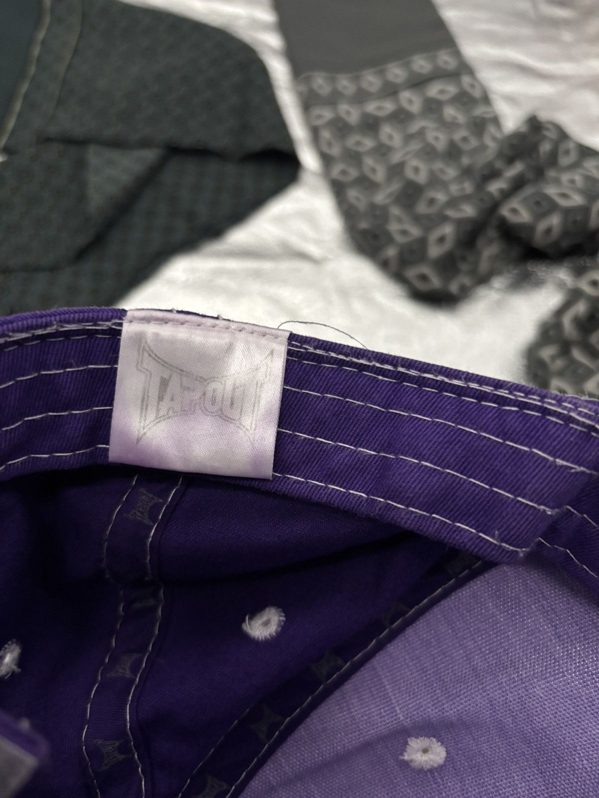 Tapout Crazy purple quality tapout cap USA Sk8 Viral Pinterest Size ONE SIZE - 7 Thumbnail