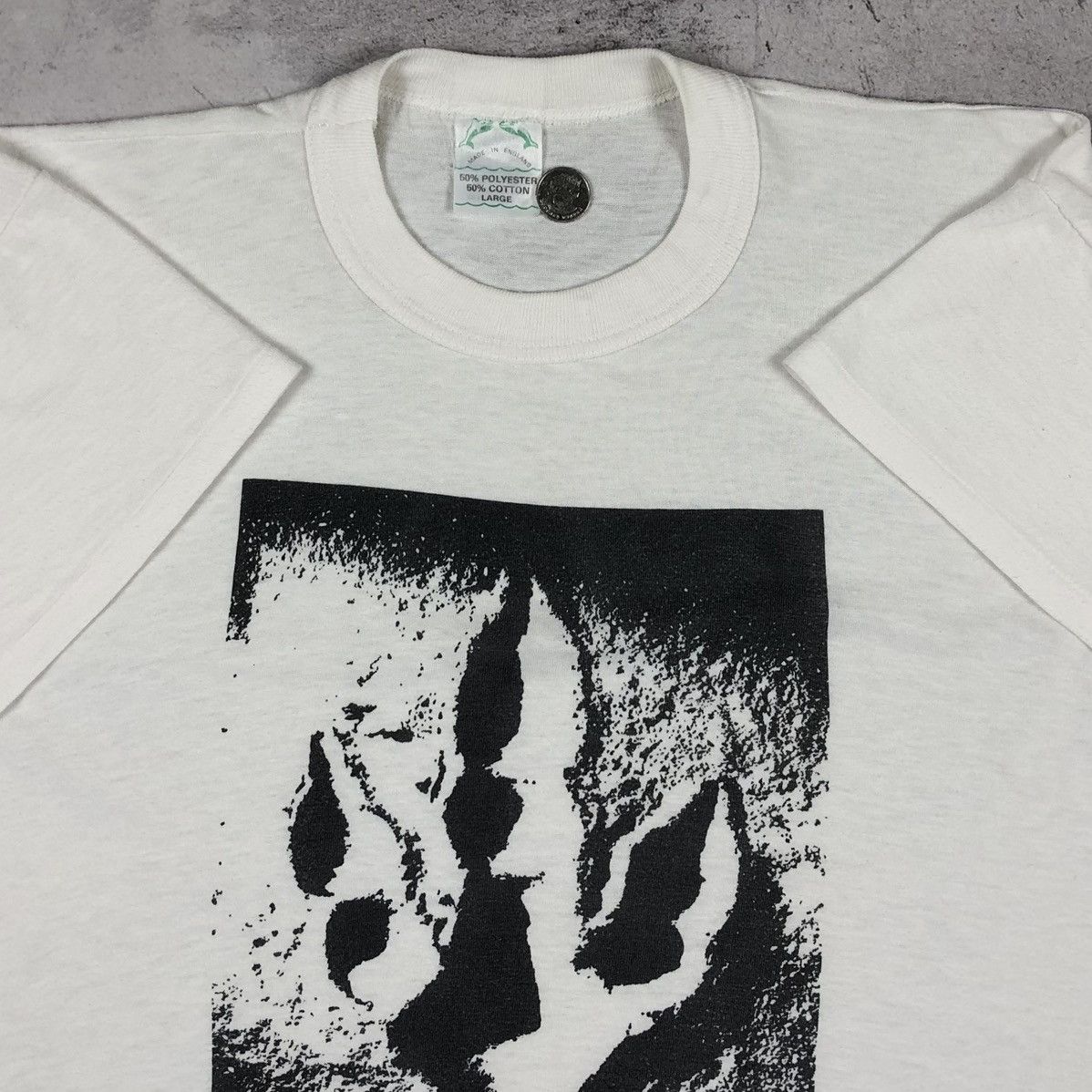 Vintage 90s Dinosaurs Live Natural History Museum Footprint Tee Size US L / EU 52-54 / 3 - 4 Thumbnail