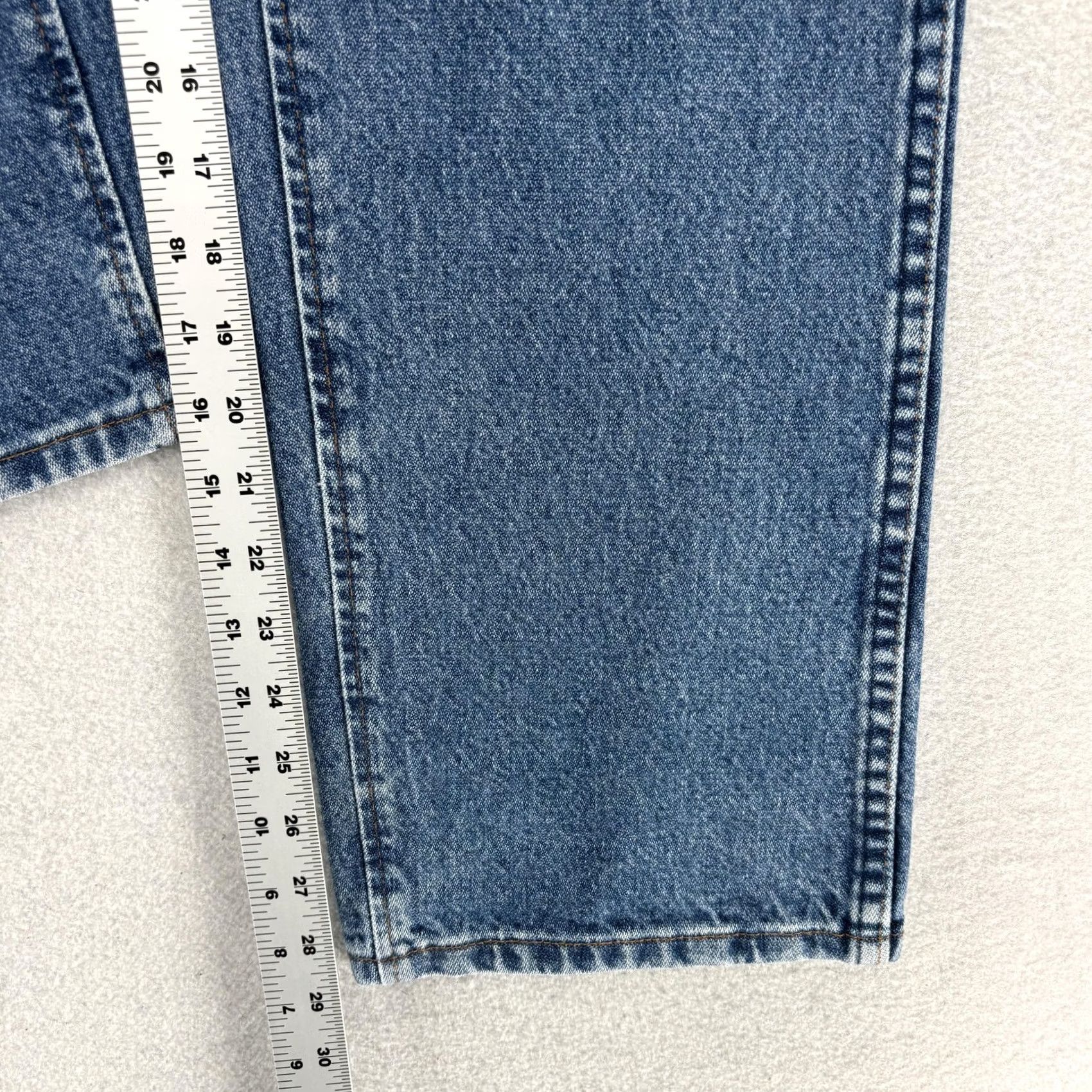 Wrangler Wrangler Cowboy Cut Slim Jeans Mens 34x29 Blue Medium Wash Straight Denim 36MWZ Size US 34 / EU 50 - 7 Thumbnail