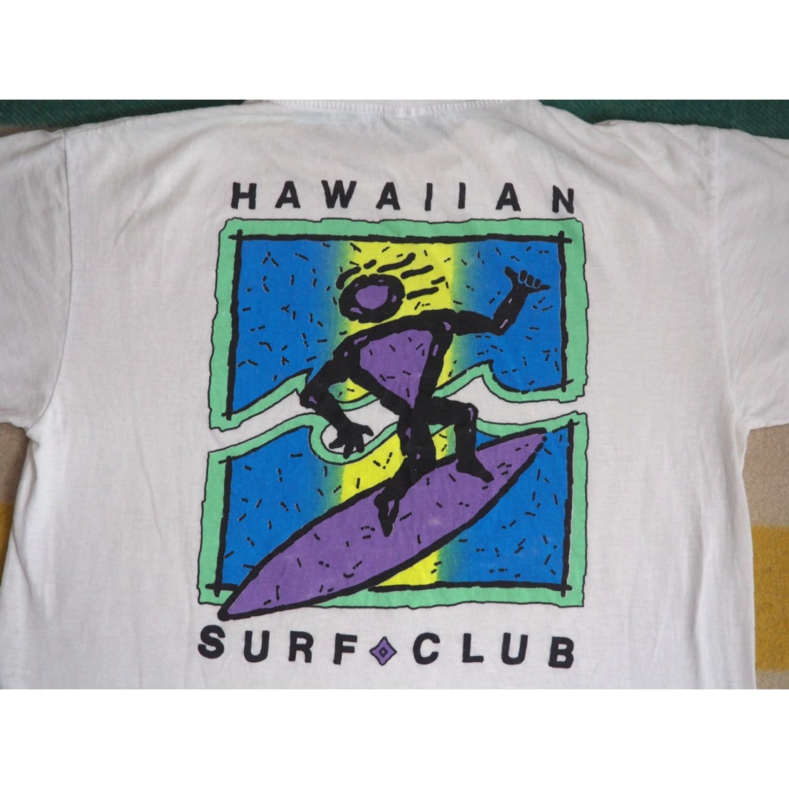 Vintage VTG 90s Caribbean Dreams T-Shirt Shirt Mens M White Tees Surf Club Hawaii Beach Retro Graphic Tee 90s Mens Size US M / EU 48-50 / 2 - 5 Thumbnail