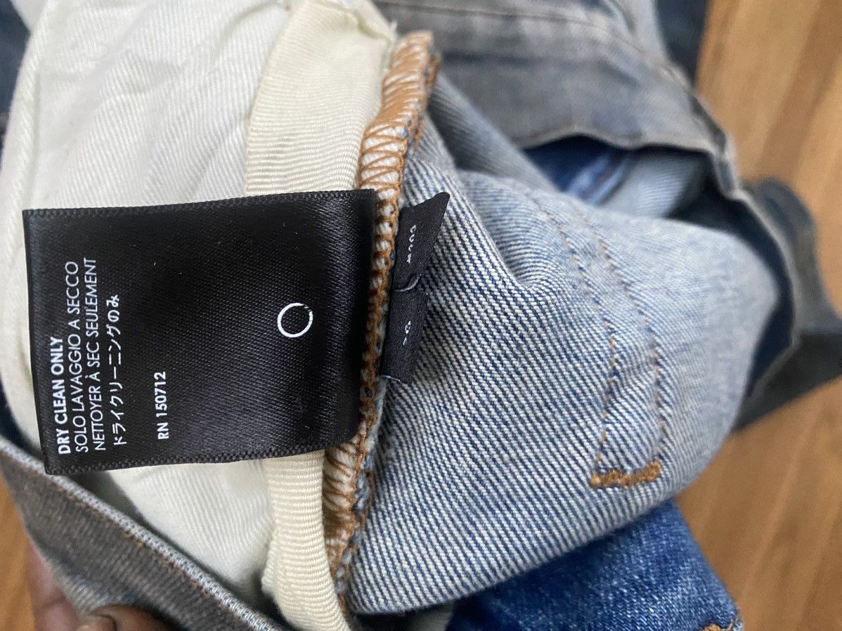 Amiri Amiri Dirty Indigo Cashmere Patch Mx1 Distressed Denim Size US 36 / EU 52 - 8 Thumbnail