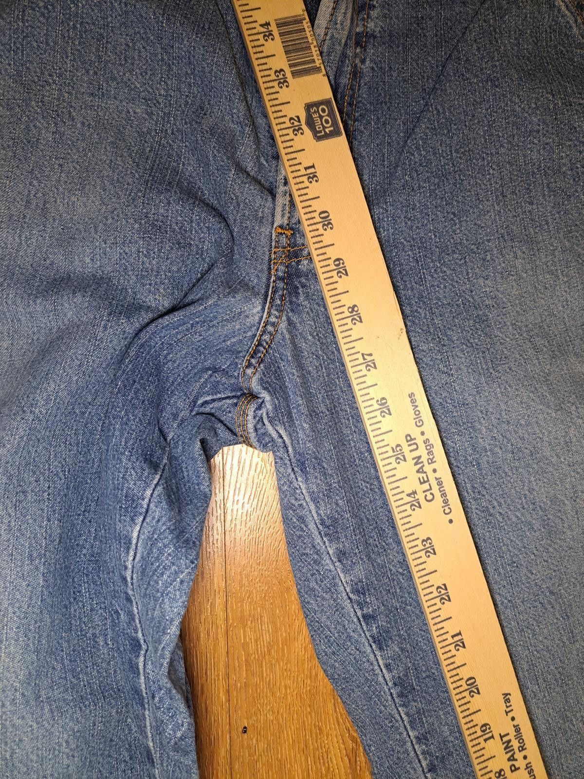 Levi's Levis Carpenter Denim Jeans Mens 34x28 Blue Cotton Husky Size US 34 / EU 50 - 8 Thumbnail