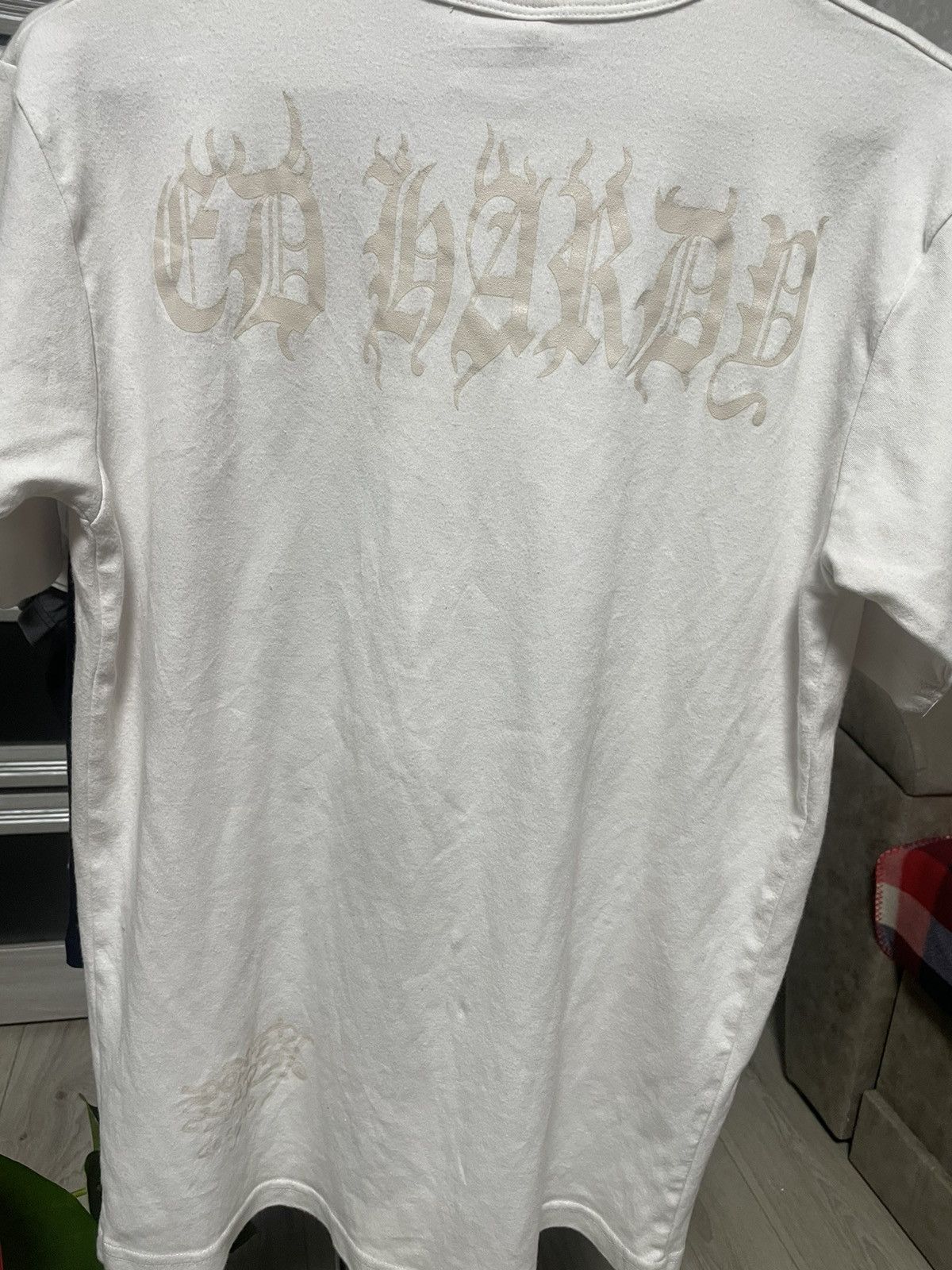 Ed Hardy Vintage Ed Hardy Design Cross Skull Y2K Tee Don Big Logo Size US XL / EU 56 / 4 - 9 Thumbnail