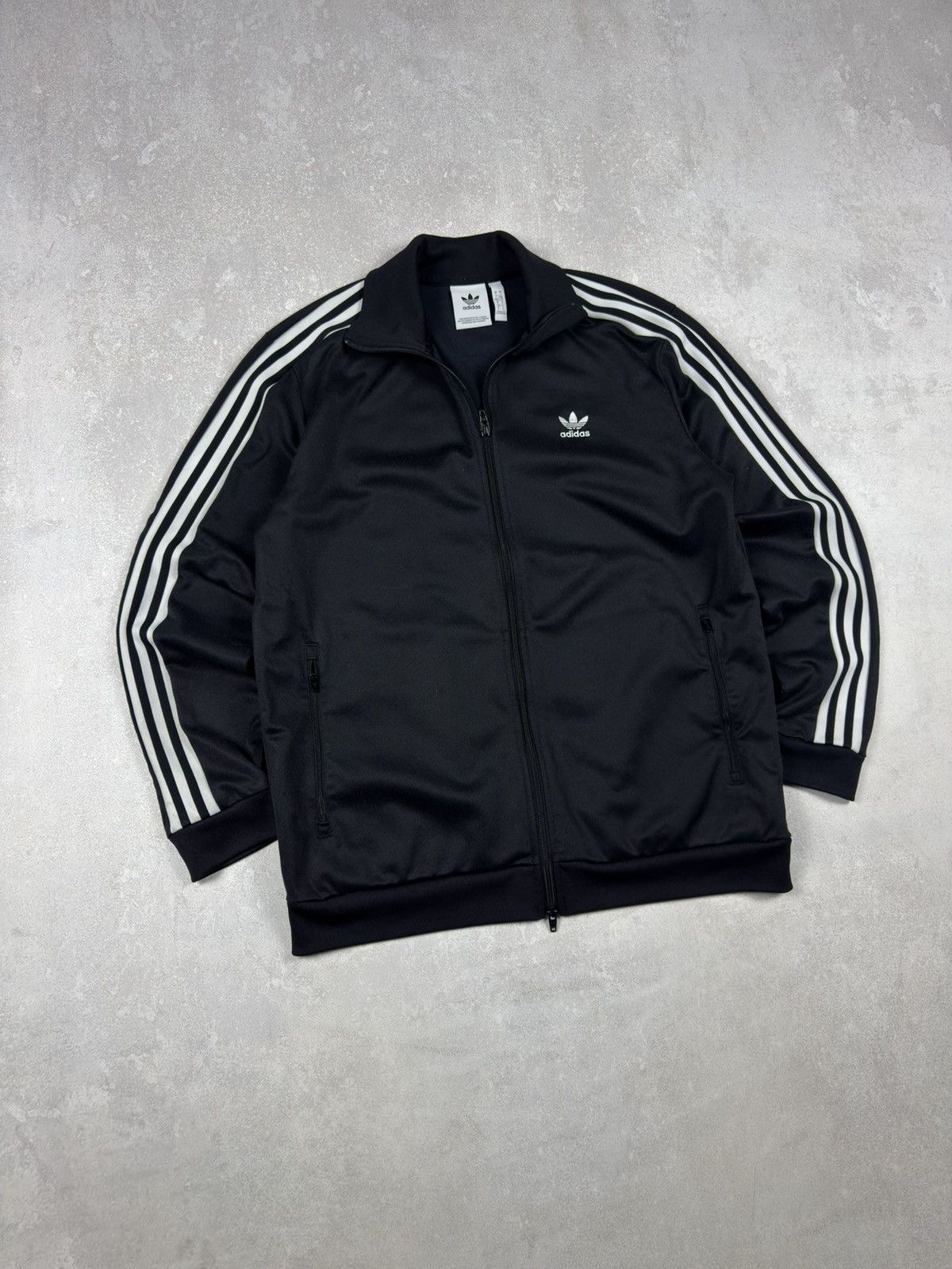 Adidas Adidas Black Classic Olympic Zip Track Top Jacket Y2k Size US L / EU 52-54 / 3 - 2 Thumbnail