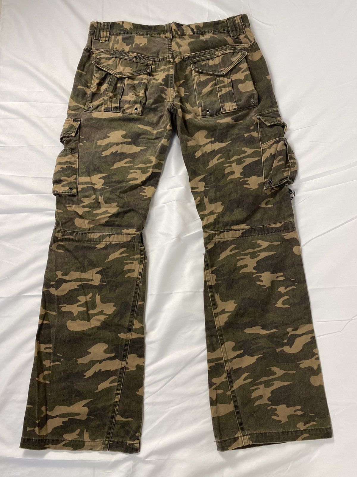 JACKROSE Jackrose Camo Cargo Flared Army Japanese Style Size US 35 - 13 Thumbnail