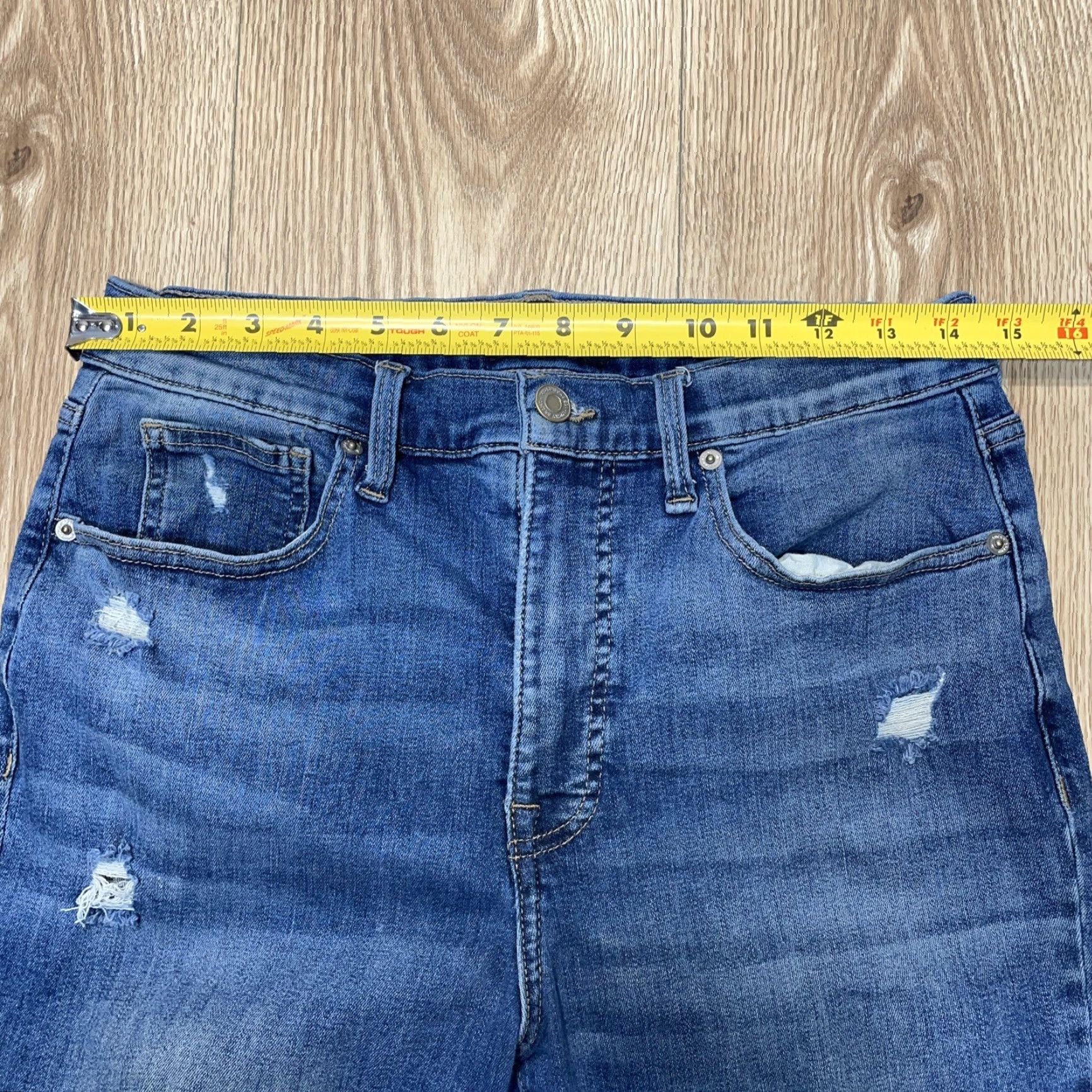 Lucky Brand Lucky Brand Bridgette Ankle High Rise Skinny Jeans 10/30 Blue Womens Size ONE SIZE - 4 Thumbnail