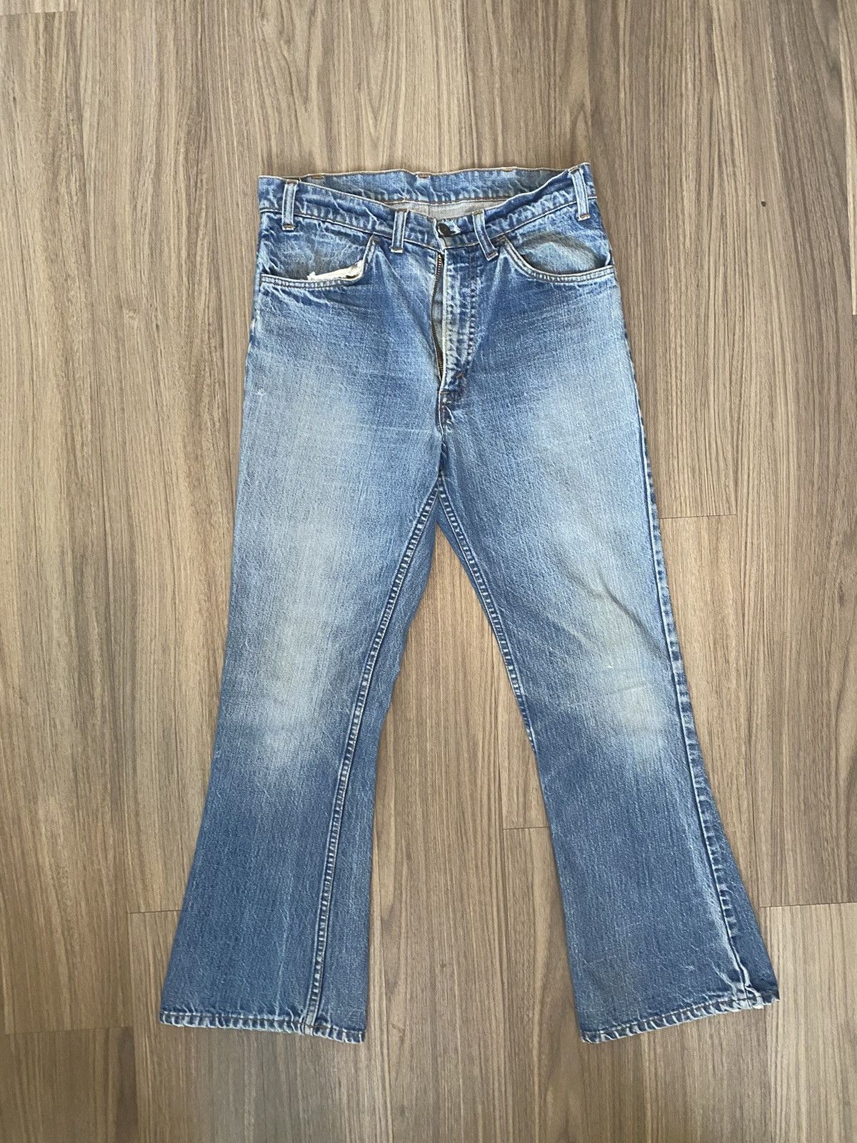 image of Levis x Vintage Levi’S 646 Bell Bottoms Orange Tab 70’S/80’S in Blue, Men's (Size 31)