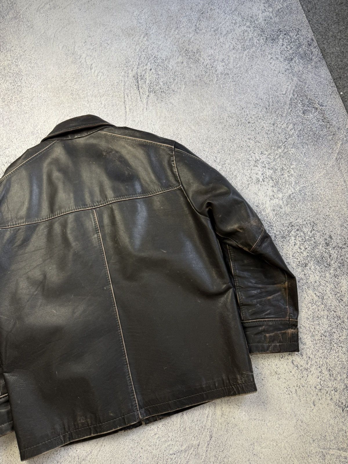 camel active Vintage Camel Active Leather Jacket Rare Old Money Size US M / EU 48-50 / 2 - 22 Thumbnail