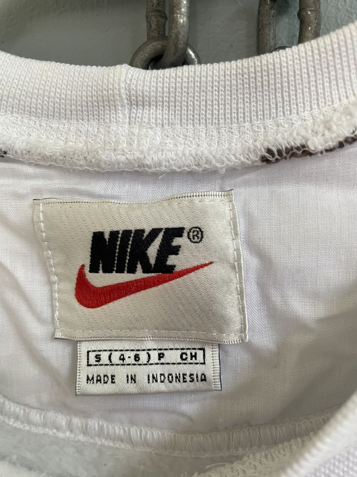 Nike × Vintage Vintage 90s Nike sweatshirt Size S / US 4 / IT 40 - 8 Thumbnail