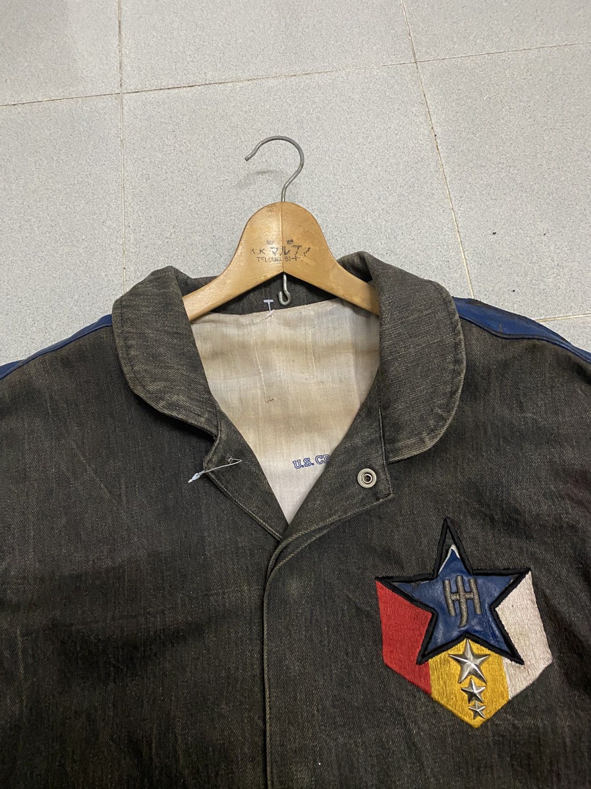 Jeff Hamilton Vintage Jeff Hamilton Very Distress Varsity Jacket Size US XL / EU 56 / 4 - 6 Thumbnail