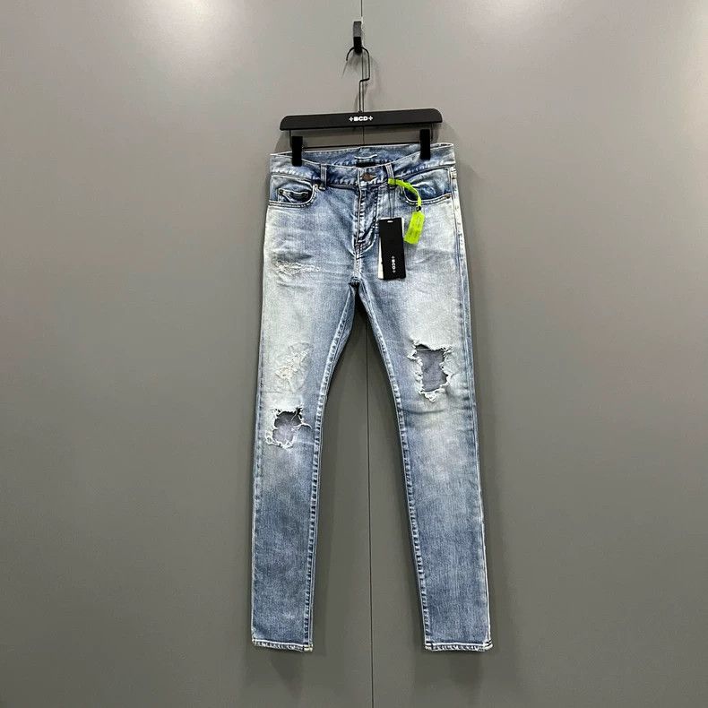 Saint Laurent Paris Saint Laurent ParisWashed Slimming Jeans 2504-Nextarrow Size US 30 / EU 46 - 1 Thumbnail