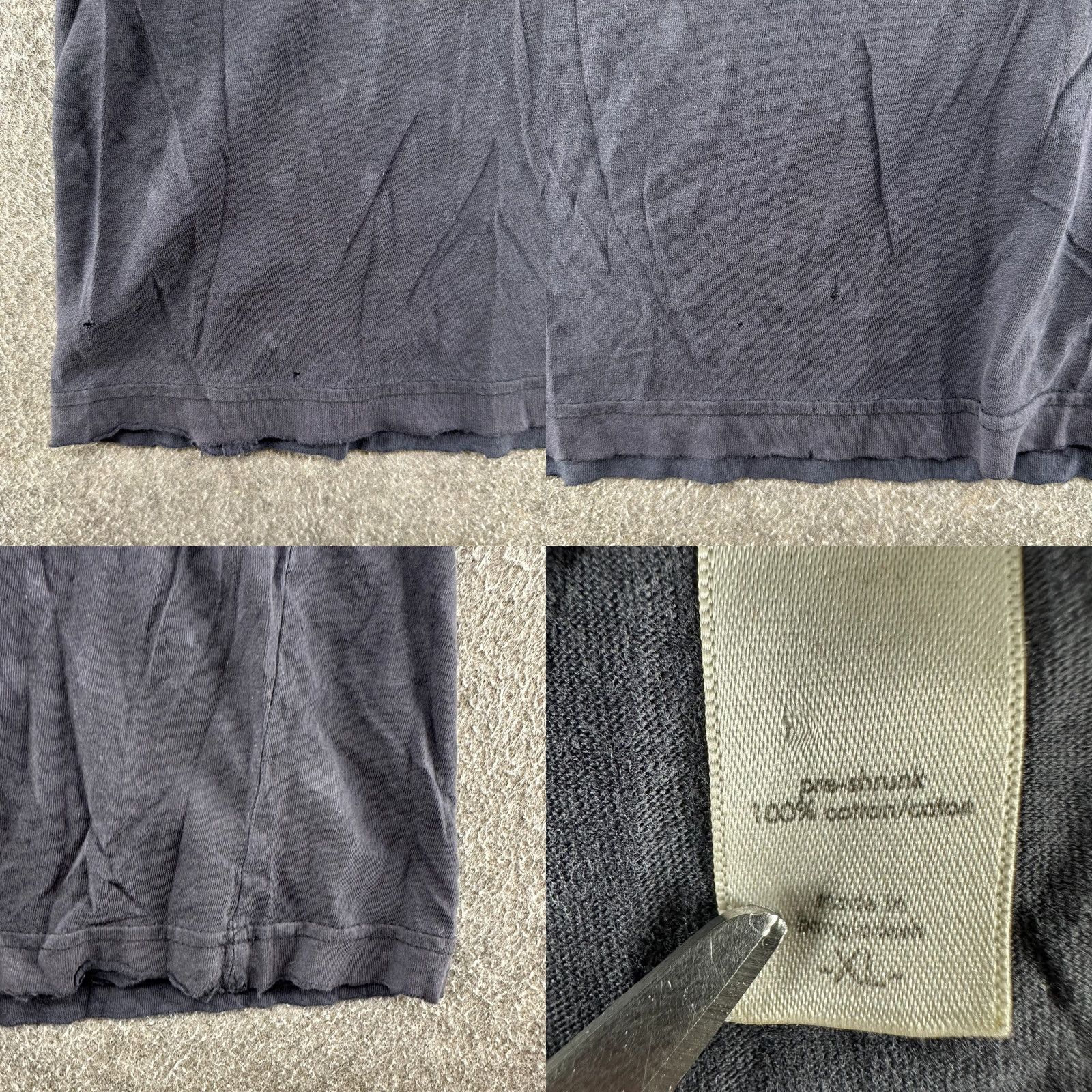 Anvil VINTAGE Jimi Hendrix Shirt Anvil T-Shirt Mens XL Black Distressed Sun Faded 2000s Y2K Skull Graphic Print Crew Neck Short Sleeve Cotton Knit Logo Size US XL / EU 56 / 4 - 9 Thumbnail