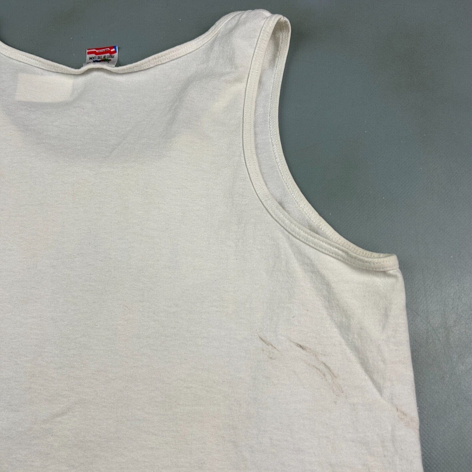 Fruit Of The Loom VINTAGE 90s | Art Deco Weekend Sleeveless Tank T-Shirt sz L Size US L / EU 52-54 / 3 - 8 Thumbnail
