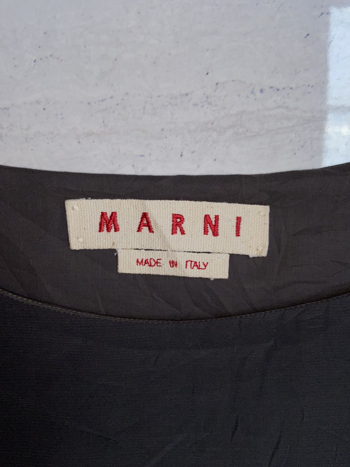 Marni MARNI Grey Long Sleeve T-Shirt Size S / US 4 / IT 40 - 5 Thumbnail