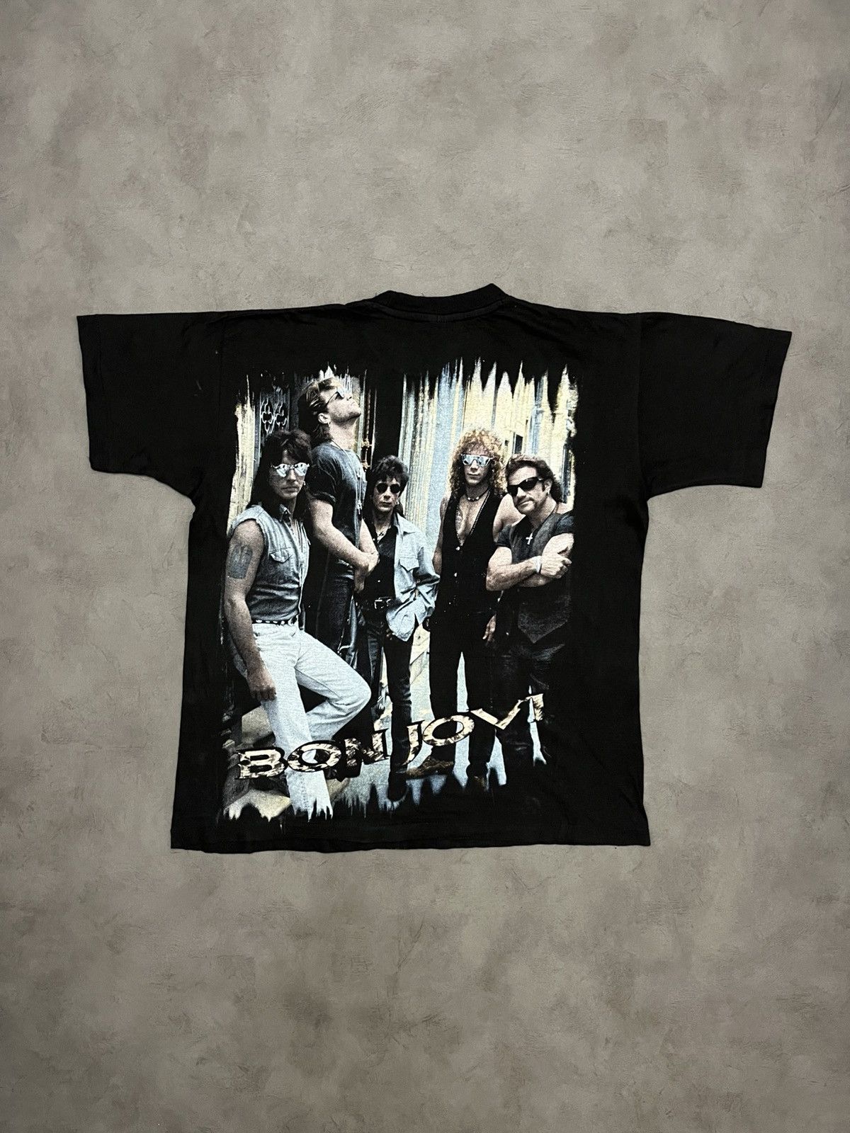 Bon Jovi Vintage 90s bon jovi rock band single stitch t-shirt Size US M / EU 48-50 / 2 - 2 Thumbnail