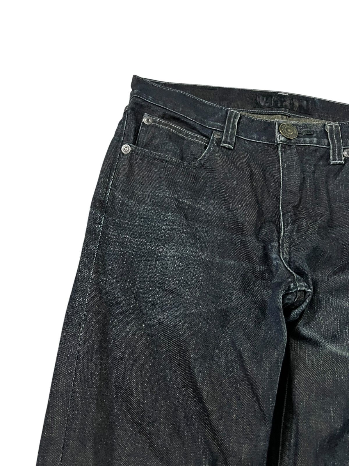 If Six Was Nine × Le Grande Bleu (L.G.B.) × Seditionaries BACK NUMBER BLACK LABEL CLAWMARK DENIM JEANS PUNK Size US 31 - 5 Thumbnail
