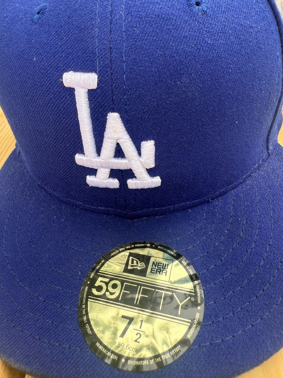 MLB × New Era × Vintage New Era 59FIFTY Los Angeles Dodgers Fitted Hat MLB Cap LA Size 34 - 2 Thumbnail