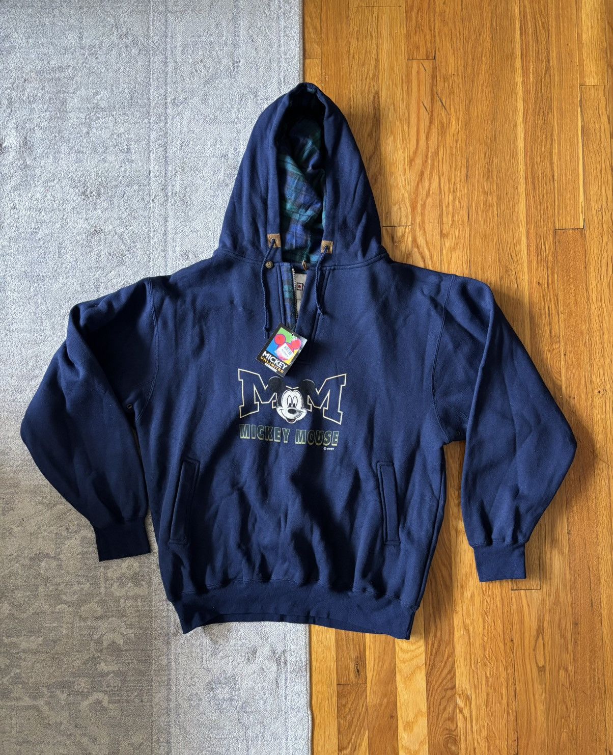 Disney × Vintage Vintage Disney Mickey Mouse hoodie Size US XL / EU 56 / 4 - 1 Thumbnail