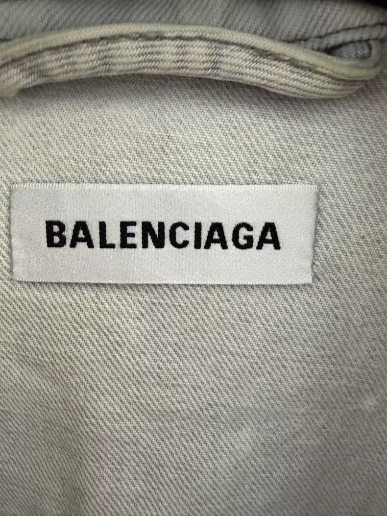 Balenciaga Balenciaga White denim jacket Size XS / US 0-2 / IT 36-38 - 3 Thumbnail