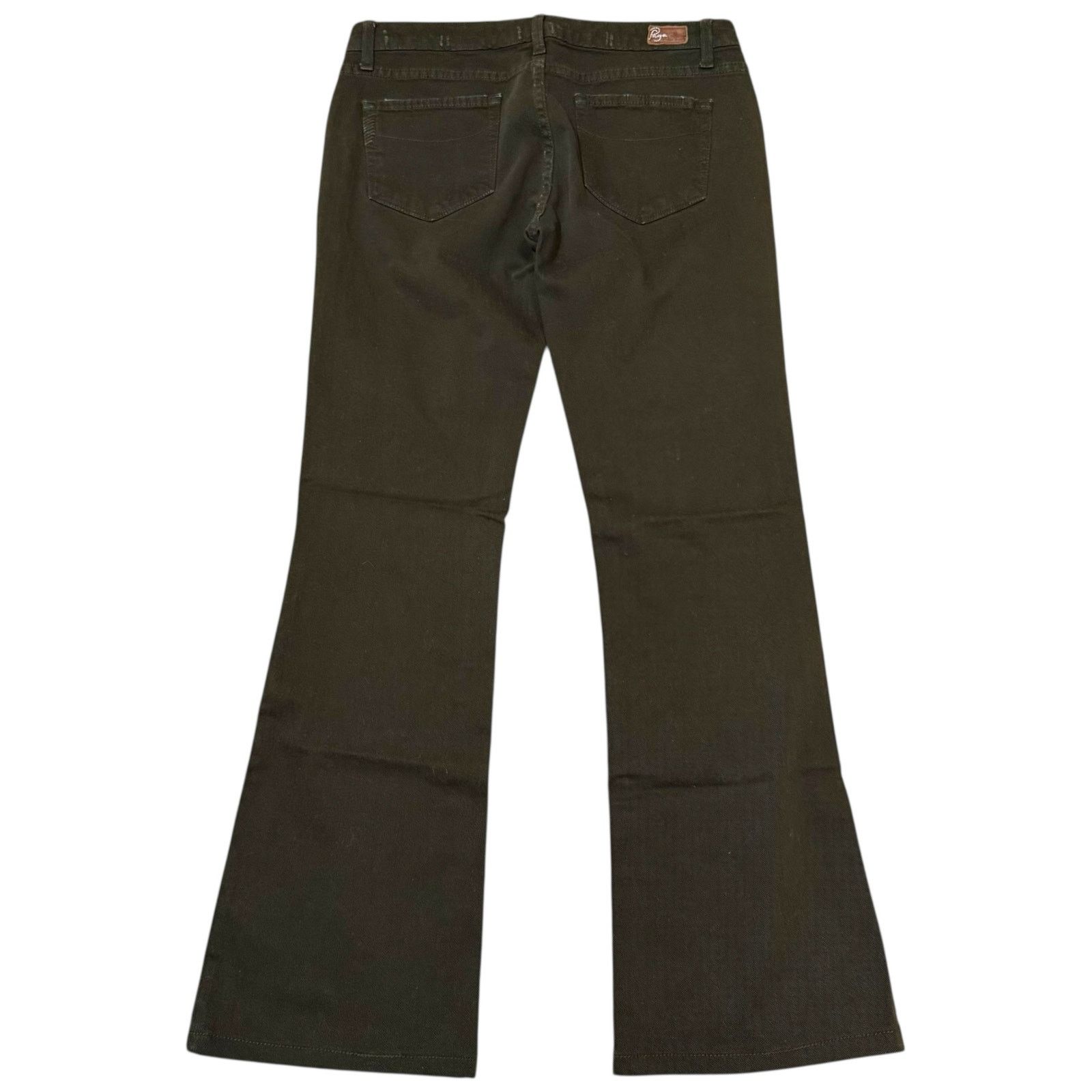 Paige Paige Laurel Canyon Jeans Bootcut Low Rise Green Size 28 Size 31" - 12 Thumbnail