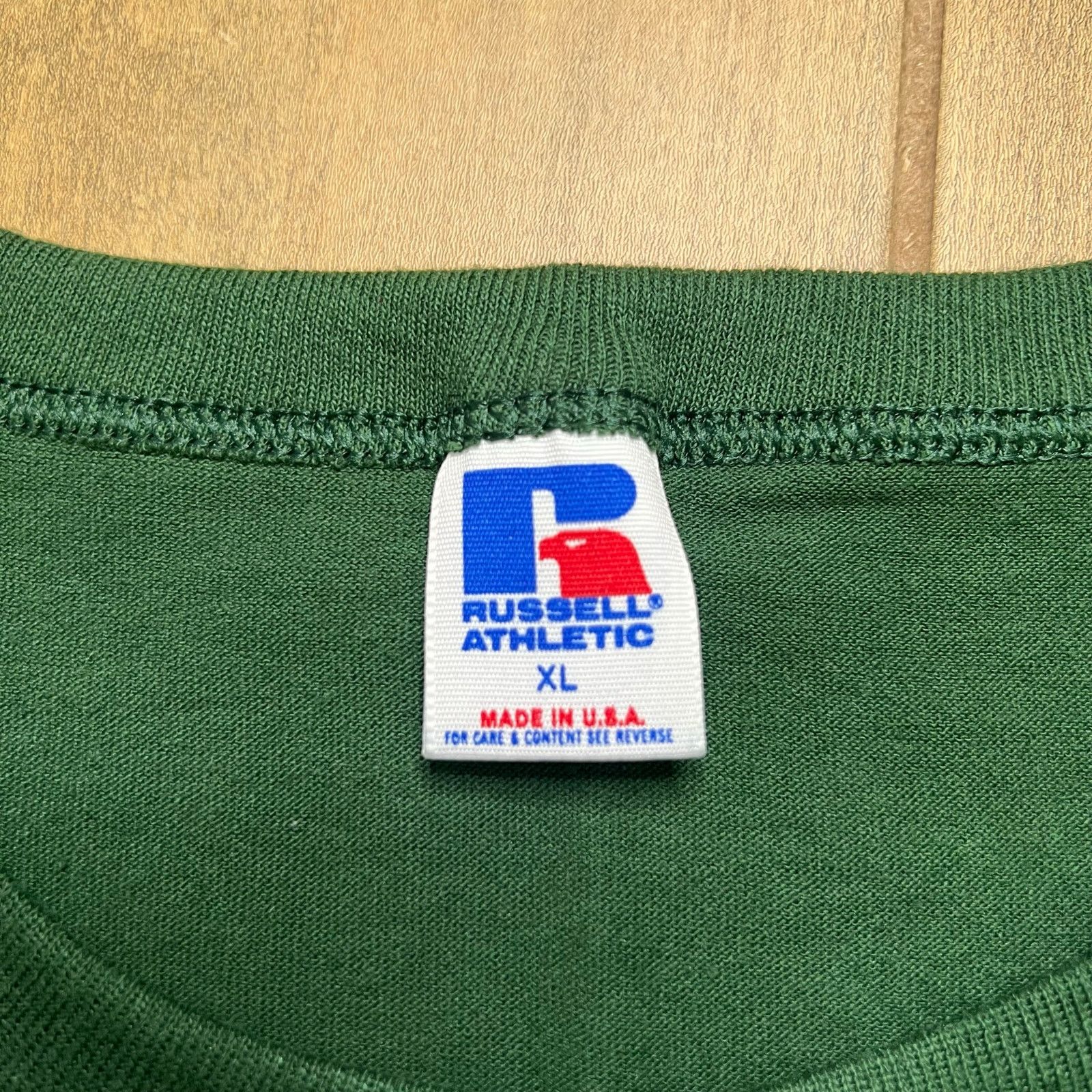 Russell Athletic Vintage Russell Athletic Delmar Furniture T Shirt USA XL Size US XL / EU 56 / 4 - 4 Thumbnail