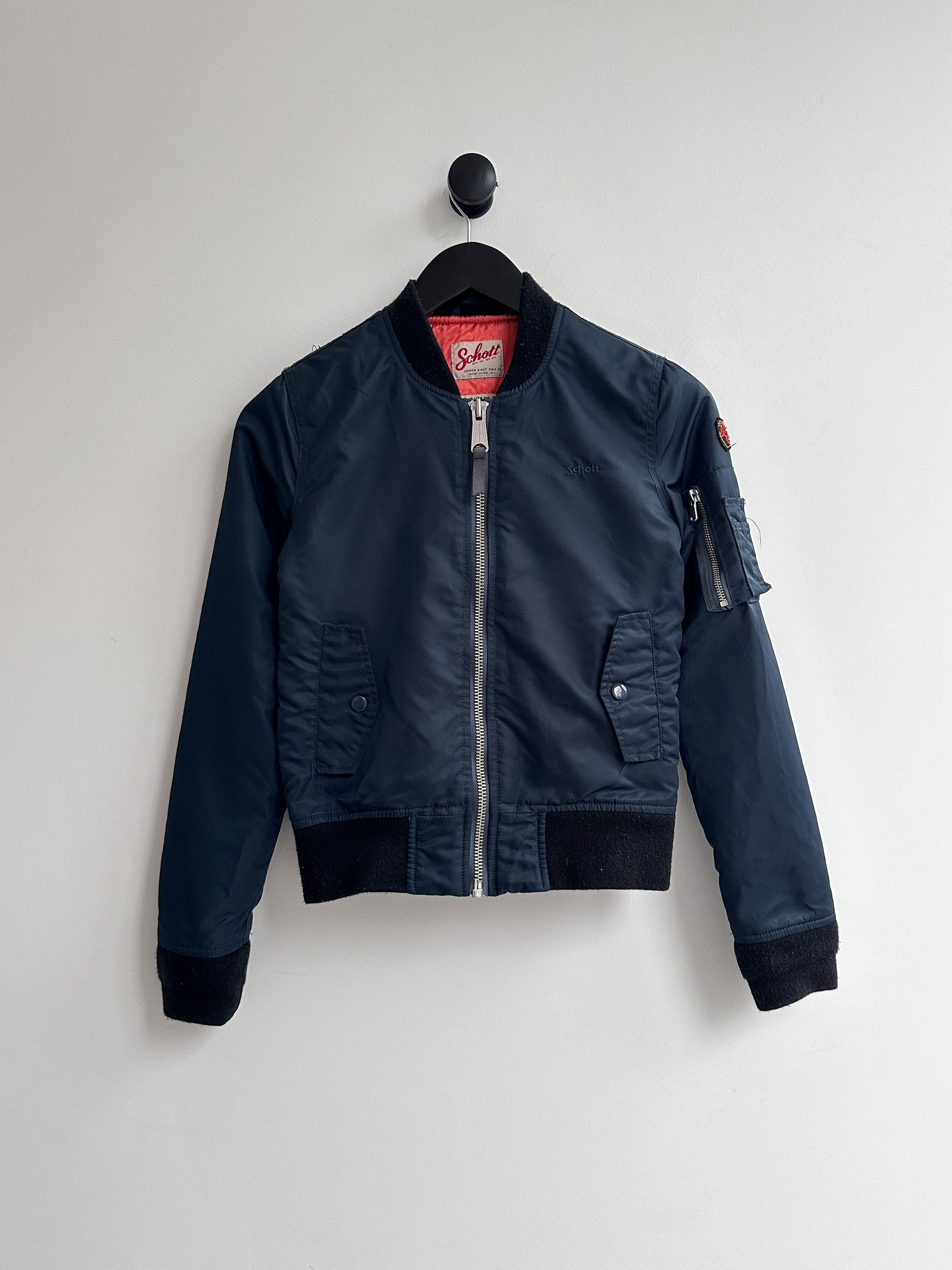 Schott × Vintage Vintage Schott Bomber Jacket Size XS / US 0-2 / IT 36-38 - 1 Thumbnail